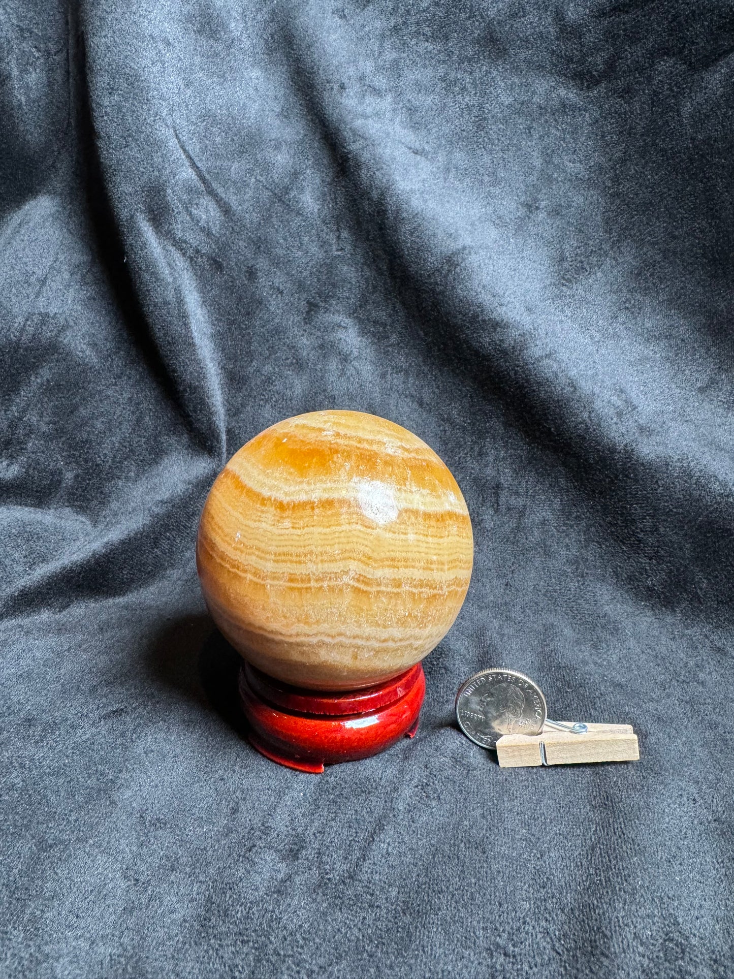 Banded Calcite Sphere