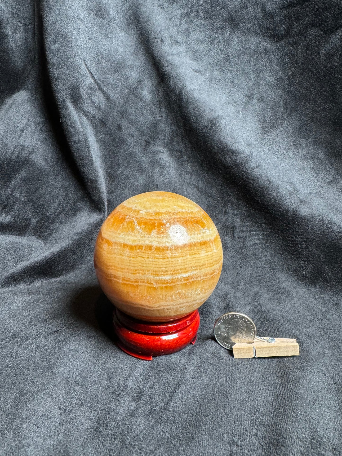 Banded Calcite Sphere