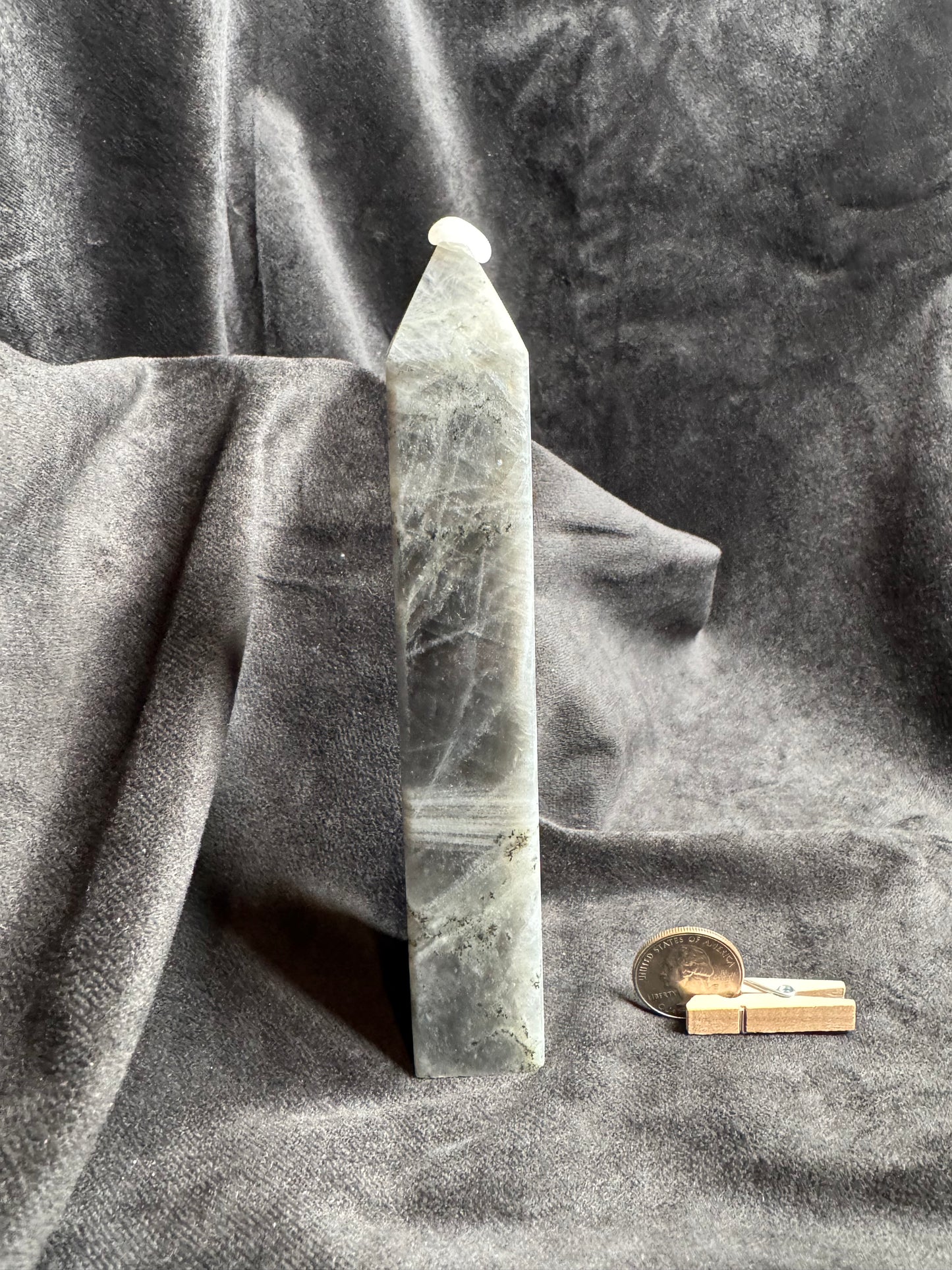 Tall Labradorite Tower