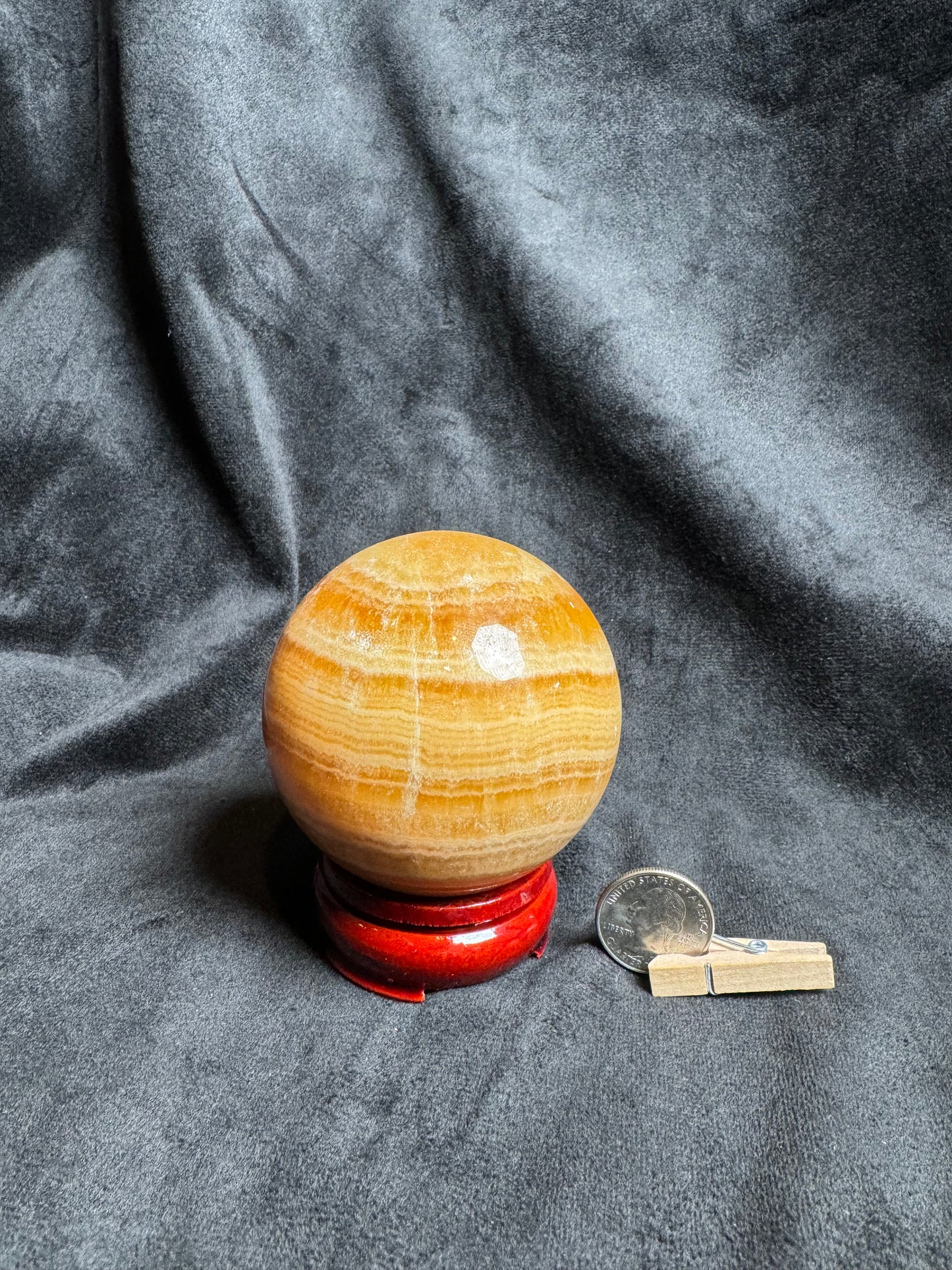 Banded Calcite Sphere