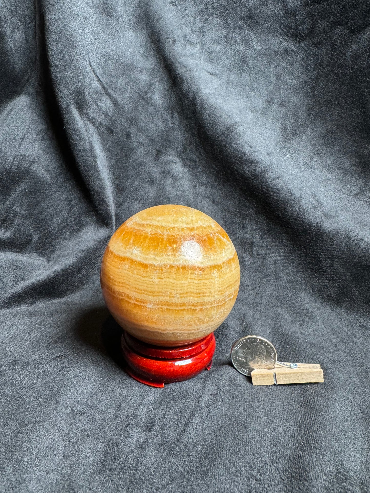 Banded Calcite Sphere