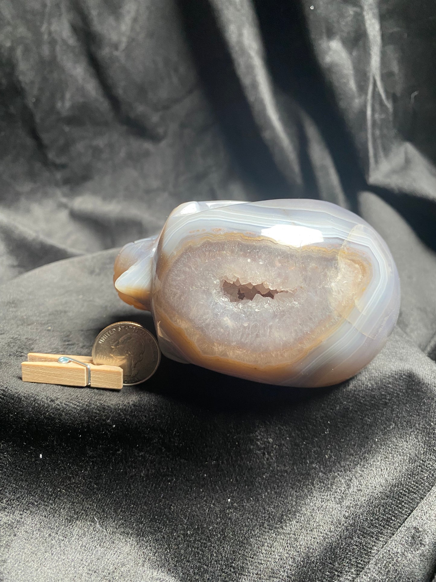 Large Agate Skull