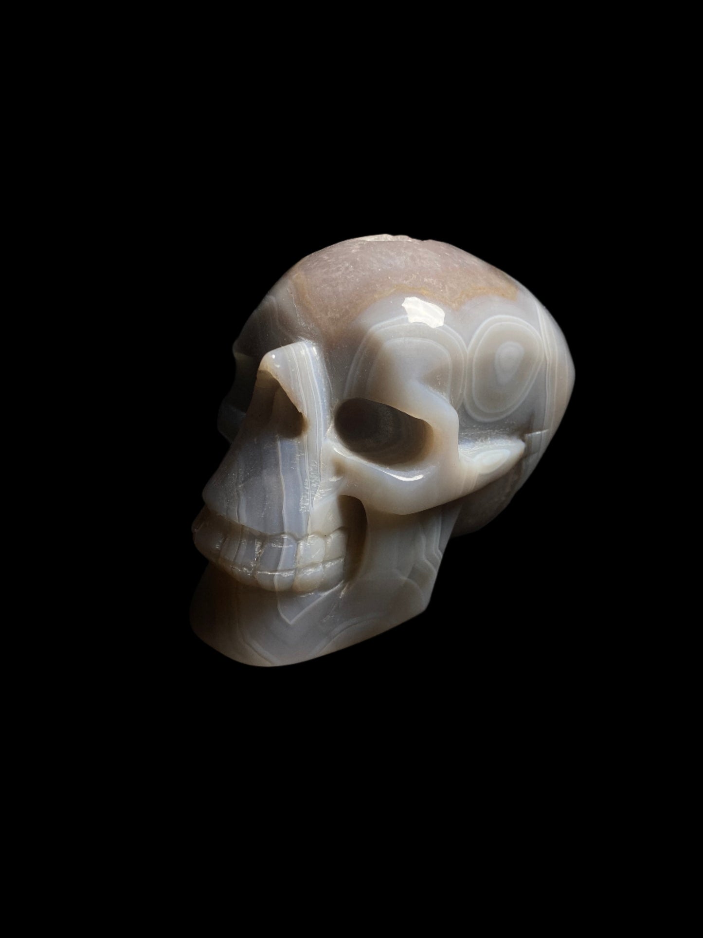 Large Agate Skull
