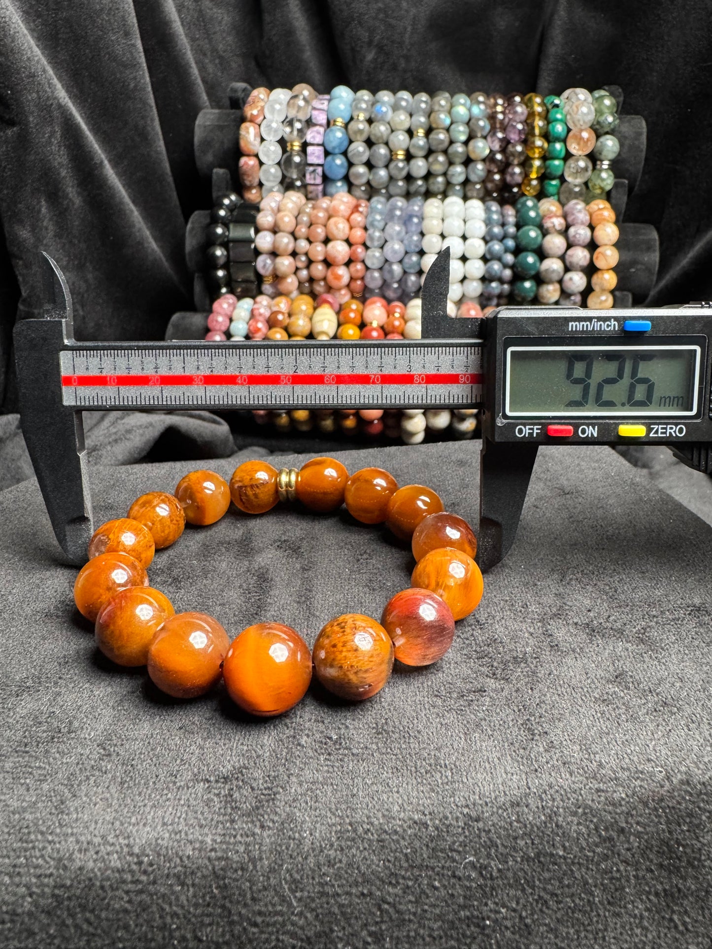 Amphibole in Quartz Bracelet