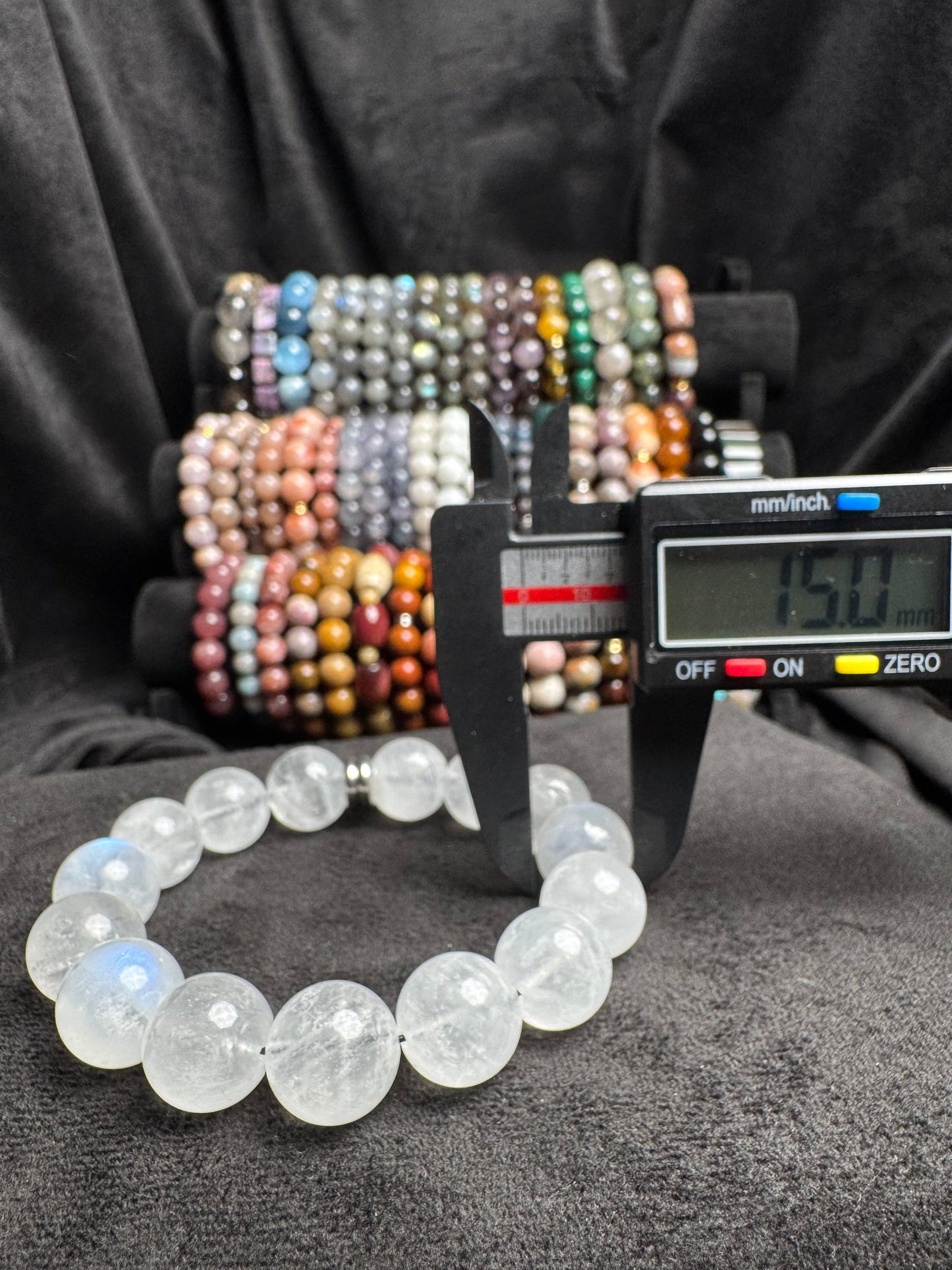 Beaded High Quality Moonstone Bracelet