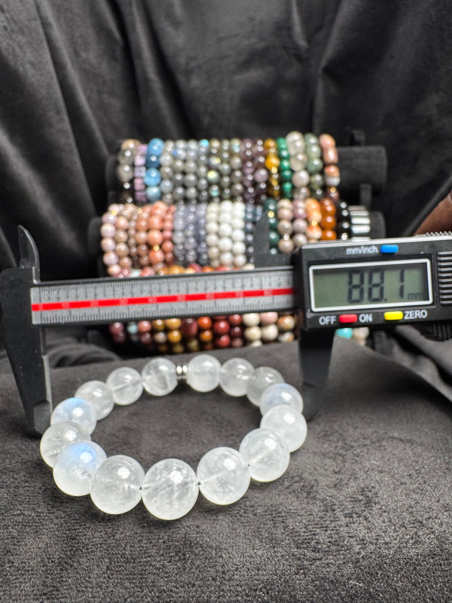 Beaded High Quality Moonstone Bracelet