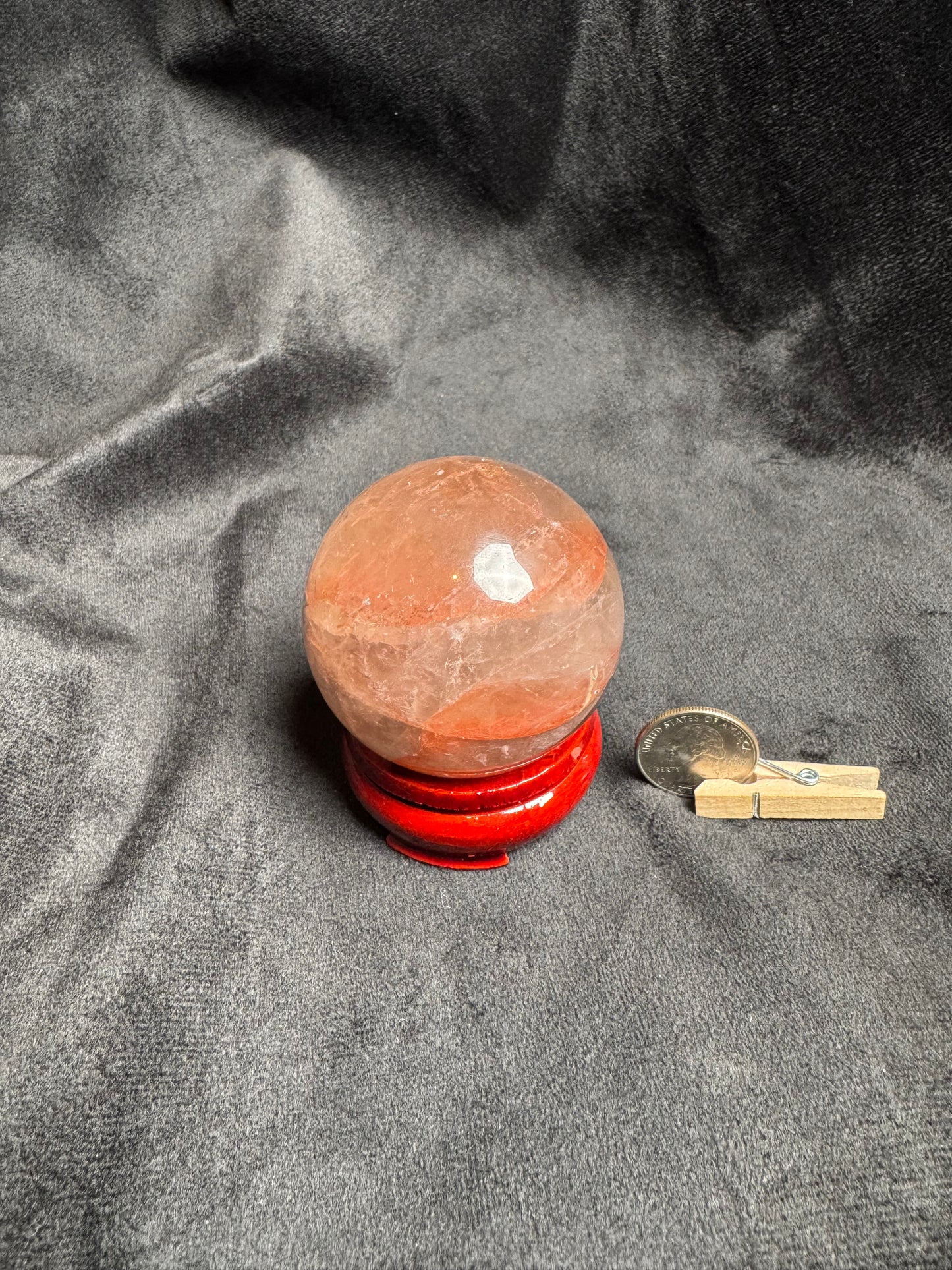 Fire Quartz Sphere