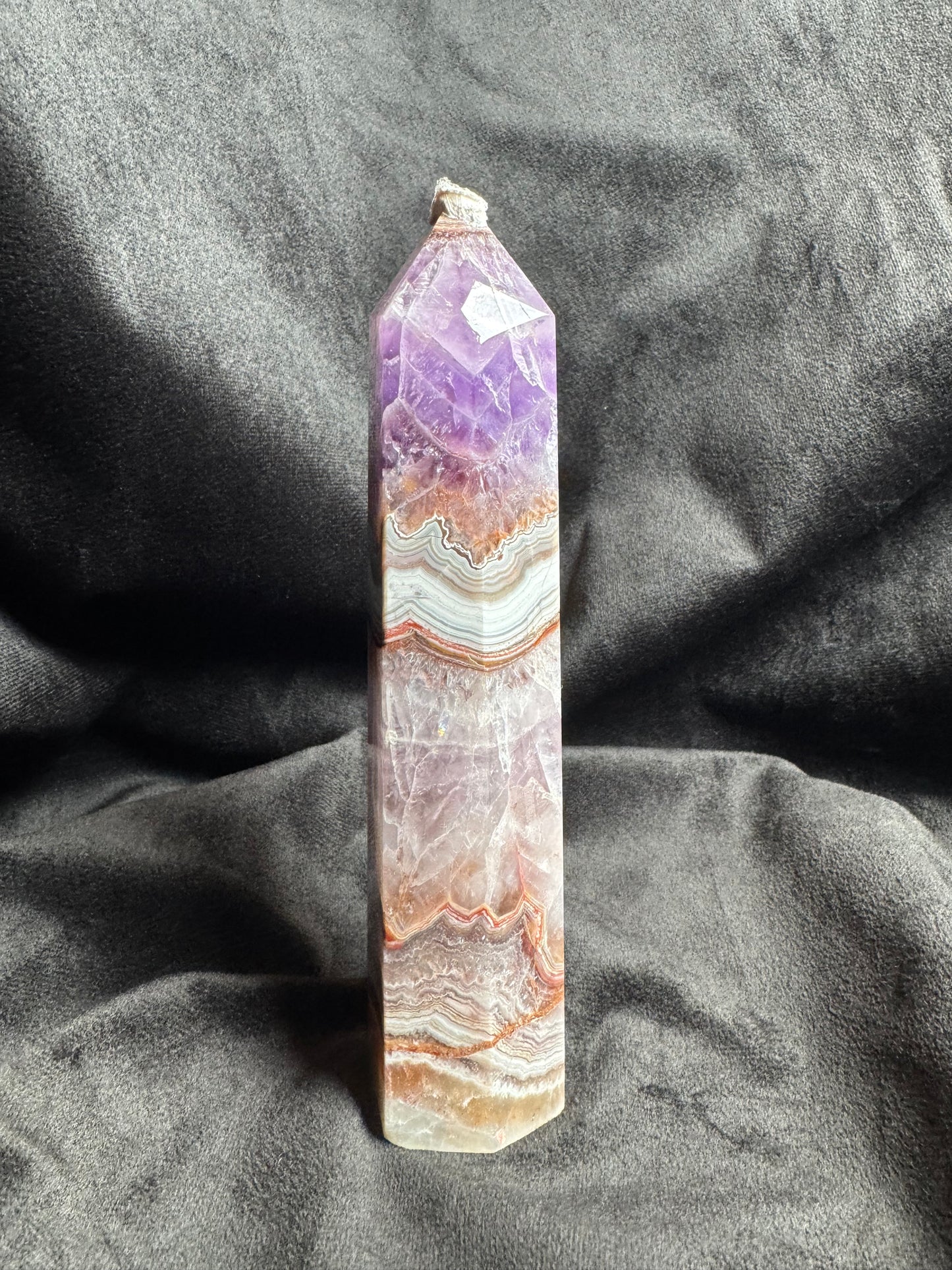 Amethyst Agate Large Tower