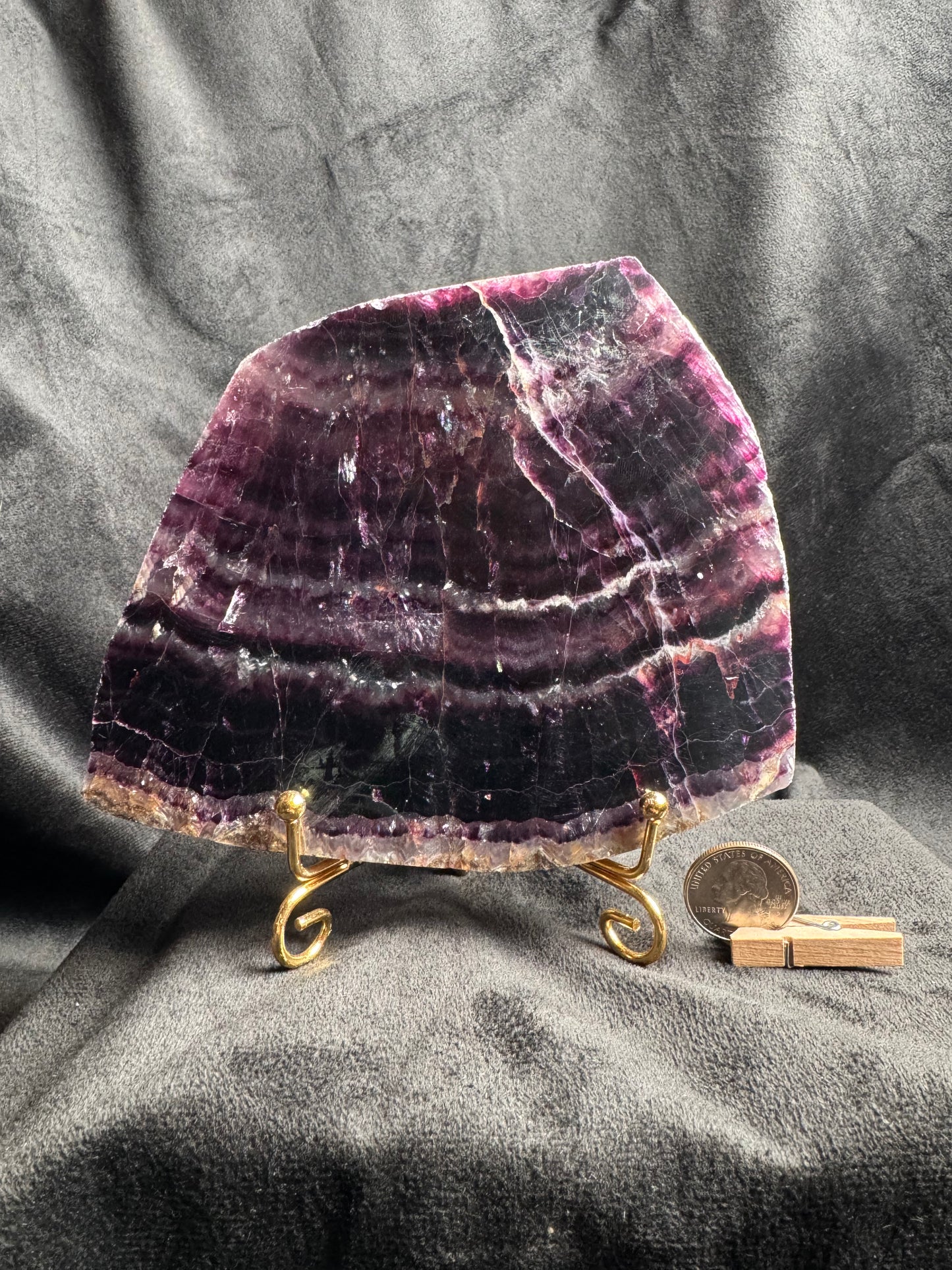 Purple Fluorite Slab
