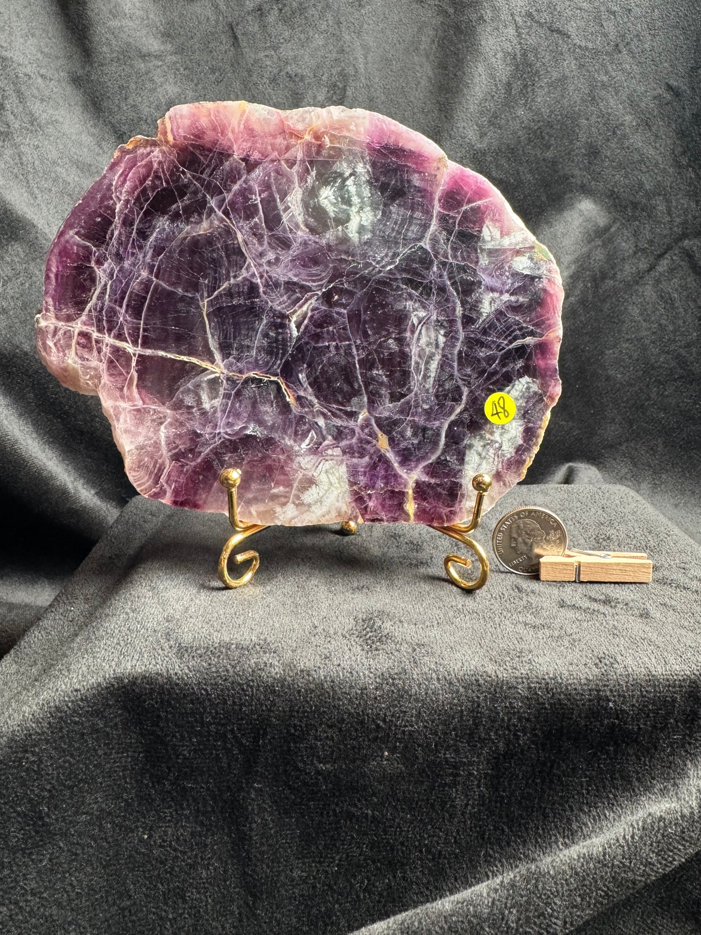 Purple Fluorite Slab