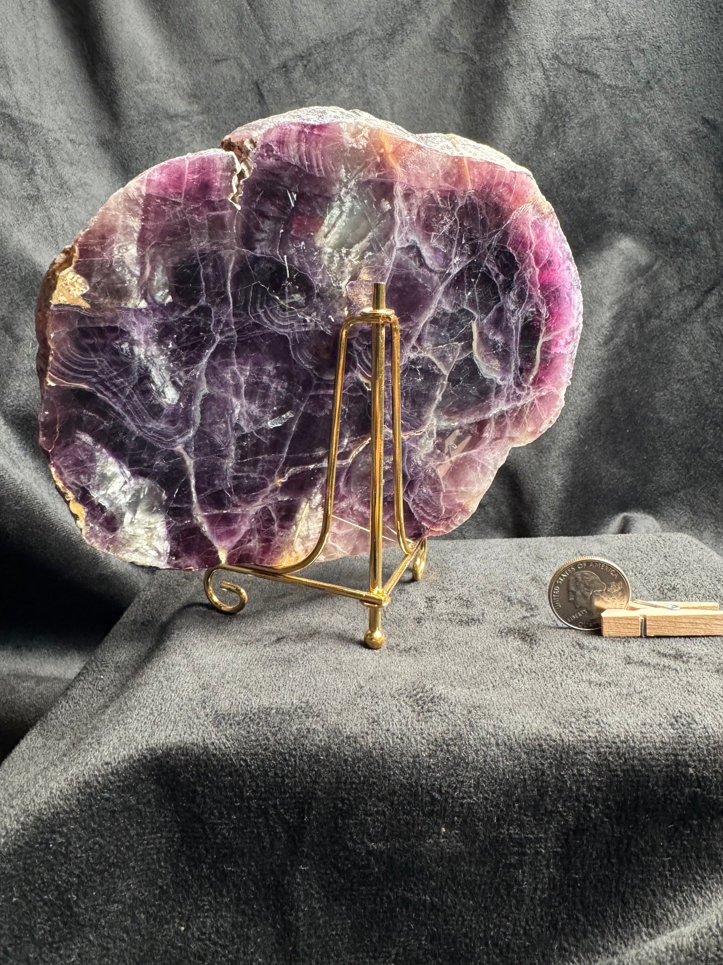 Purple Fluorite Slab