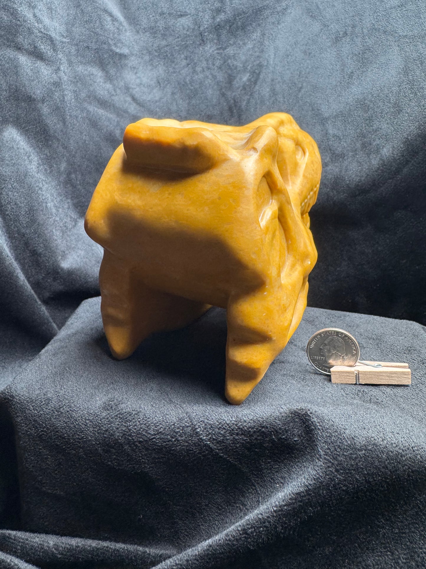 T. Rex Carving (Yellow Jasper)