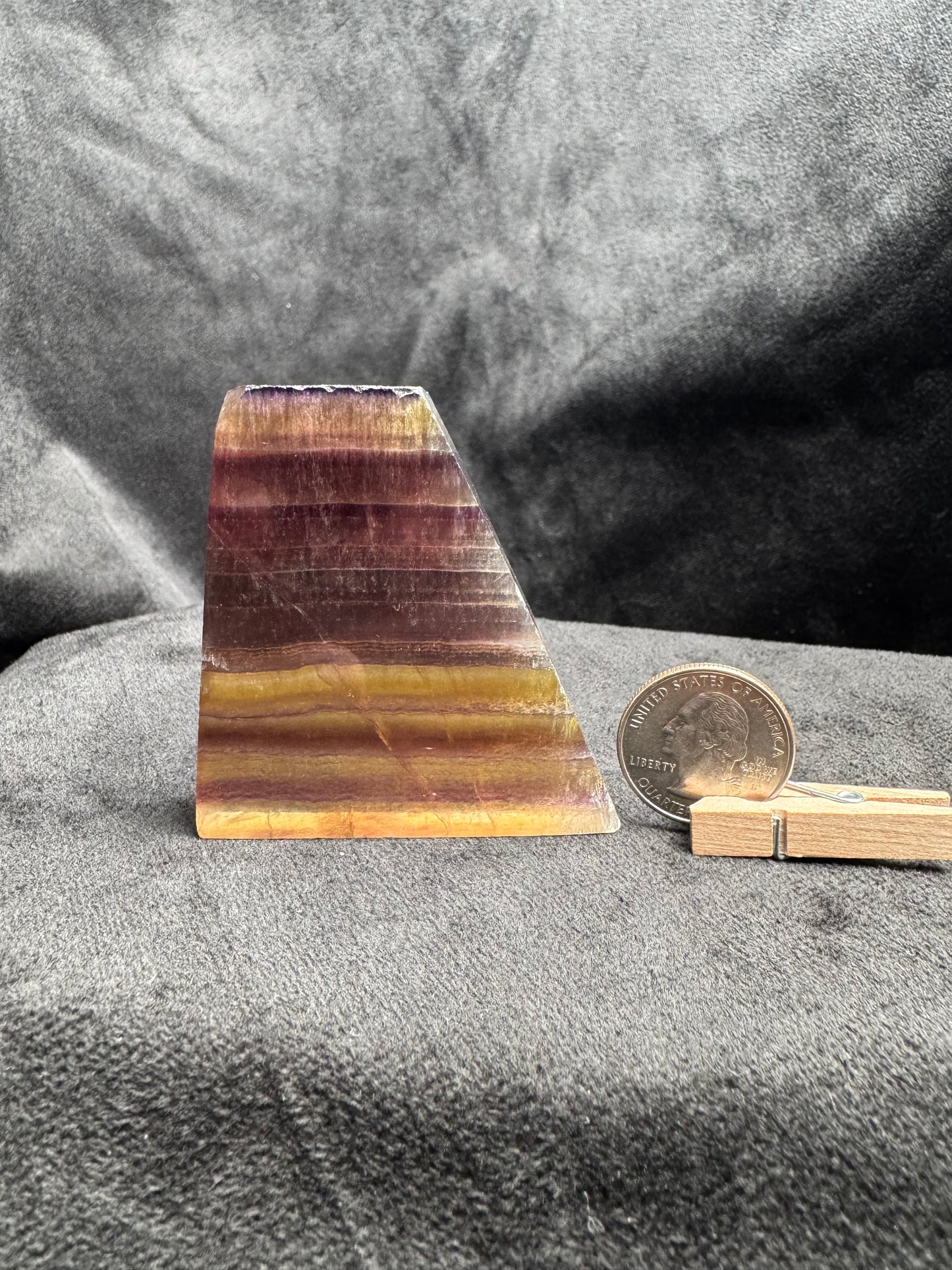 Rainbow Fluorite Slab