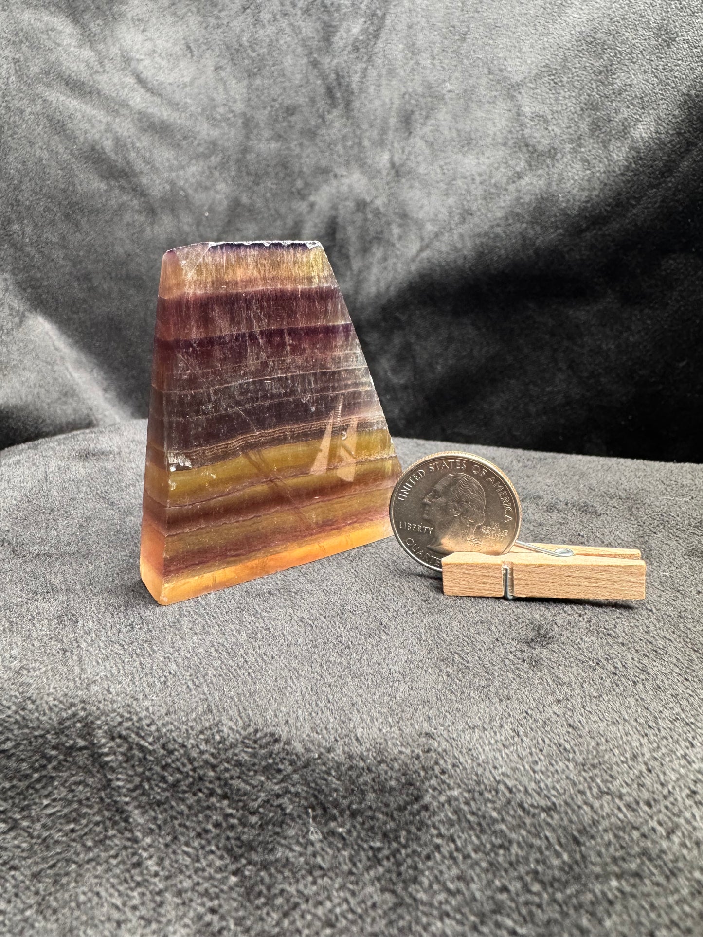 Rainbow Fluorite Slab