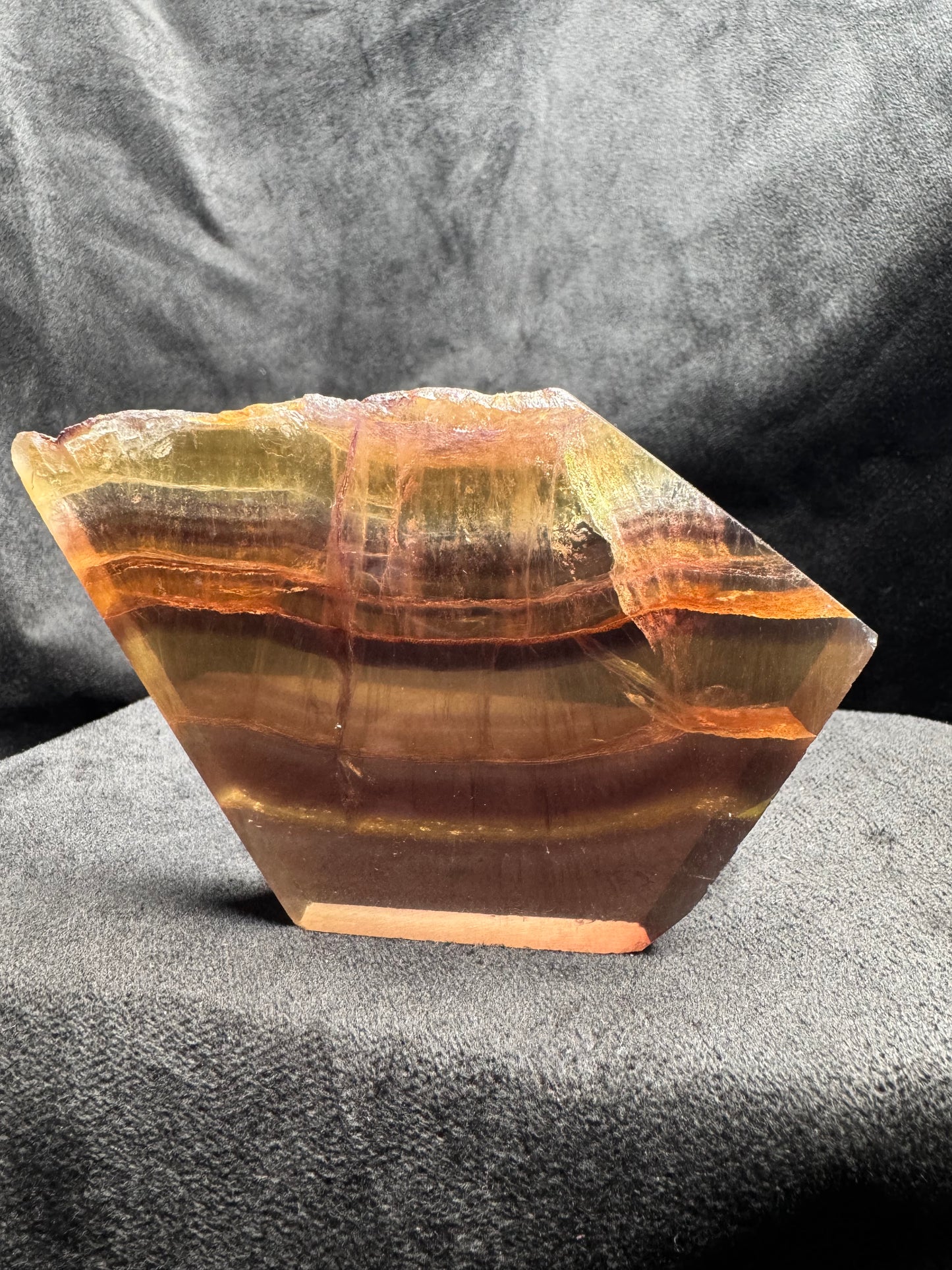 Rainbow Fluorite Slab