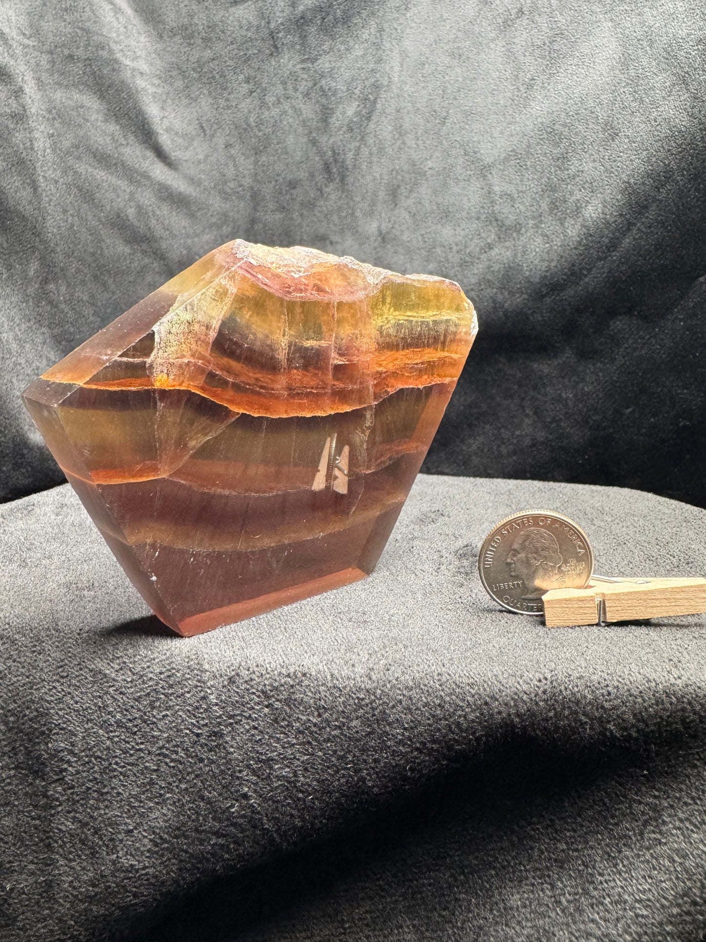 Rainbow Fluorite Slab