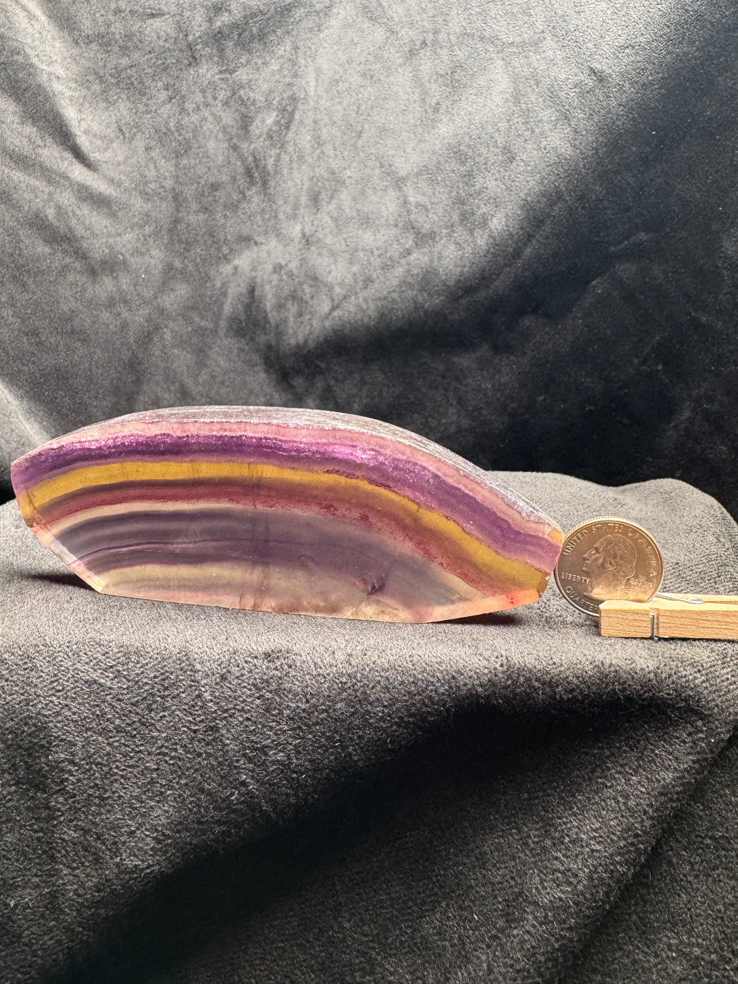 Rainbow Fluorite Slab