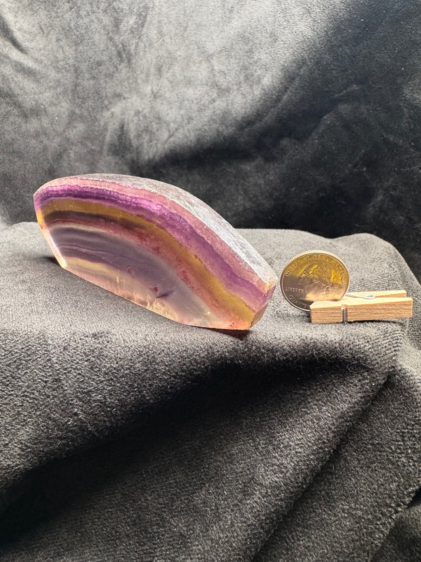 Rainbow Fluorite Slab