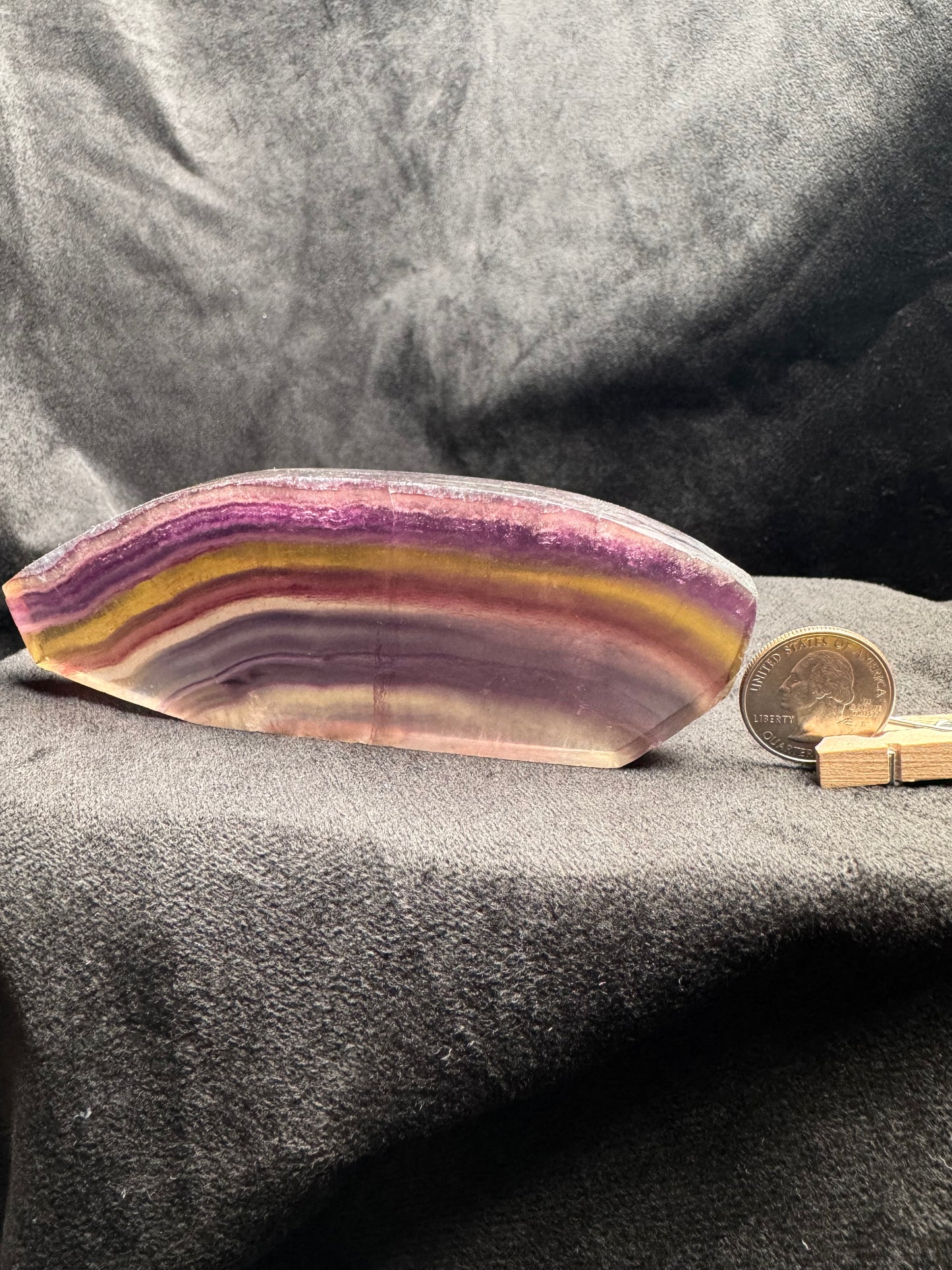 Rainbow Fluorite Slab