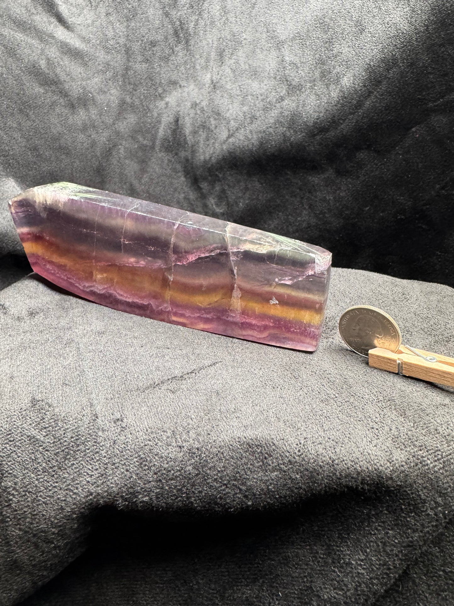 Rainbow Fluorite Slab