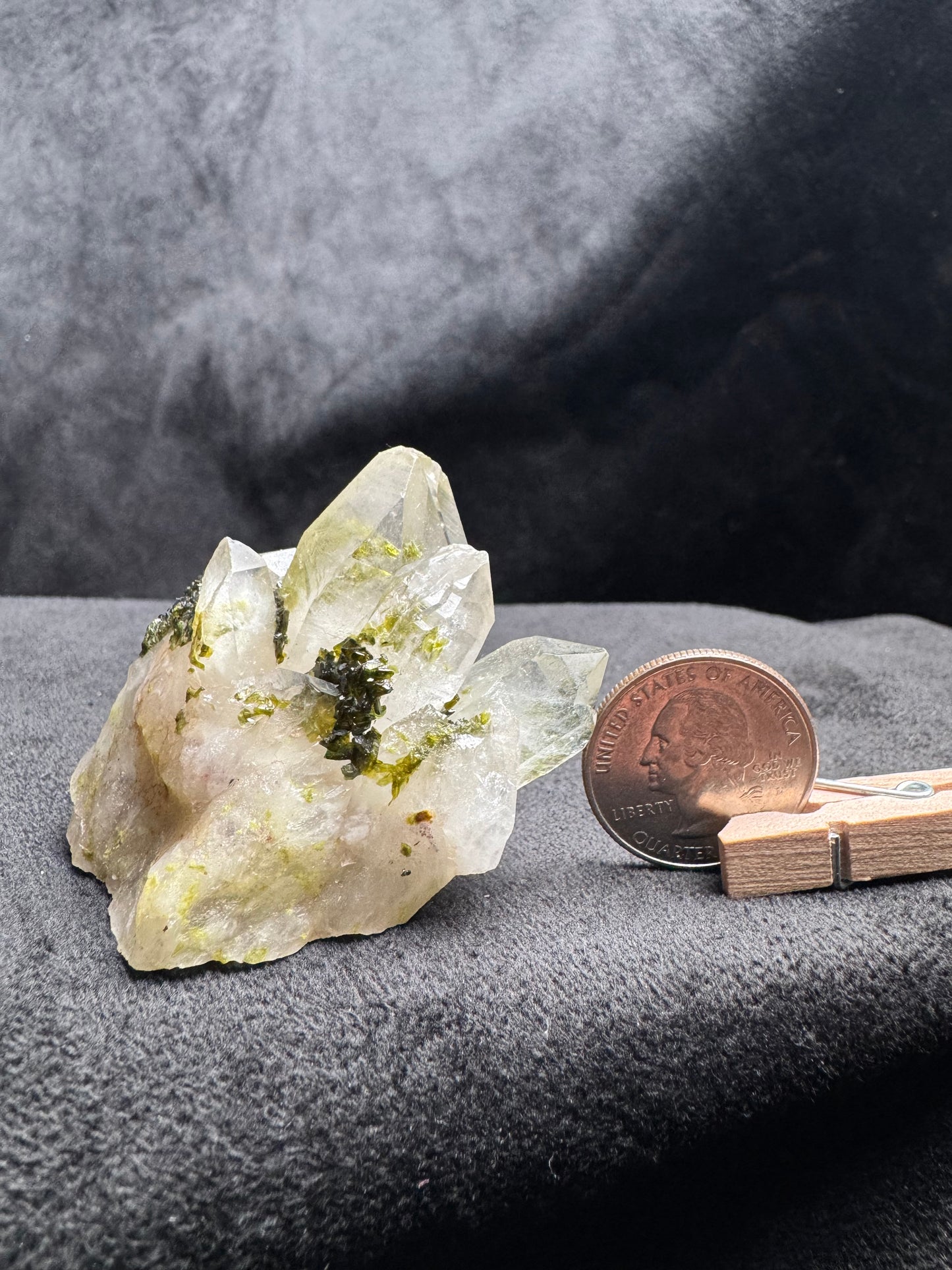Quartz with Epidote Specimen