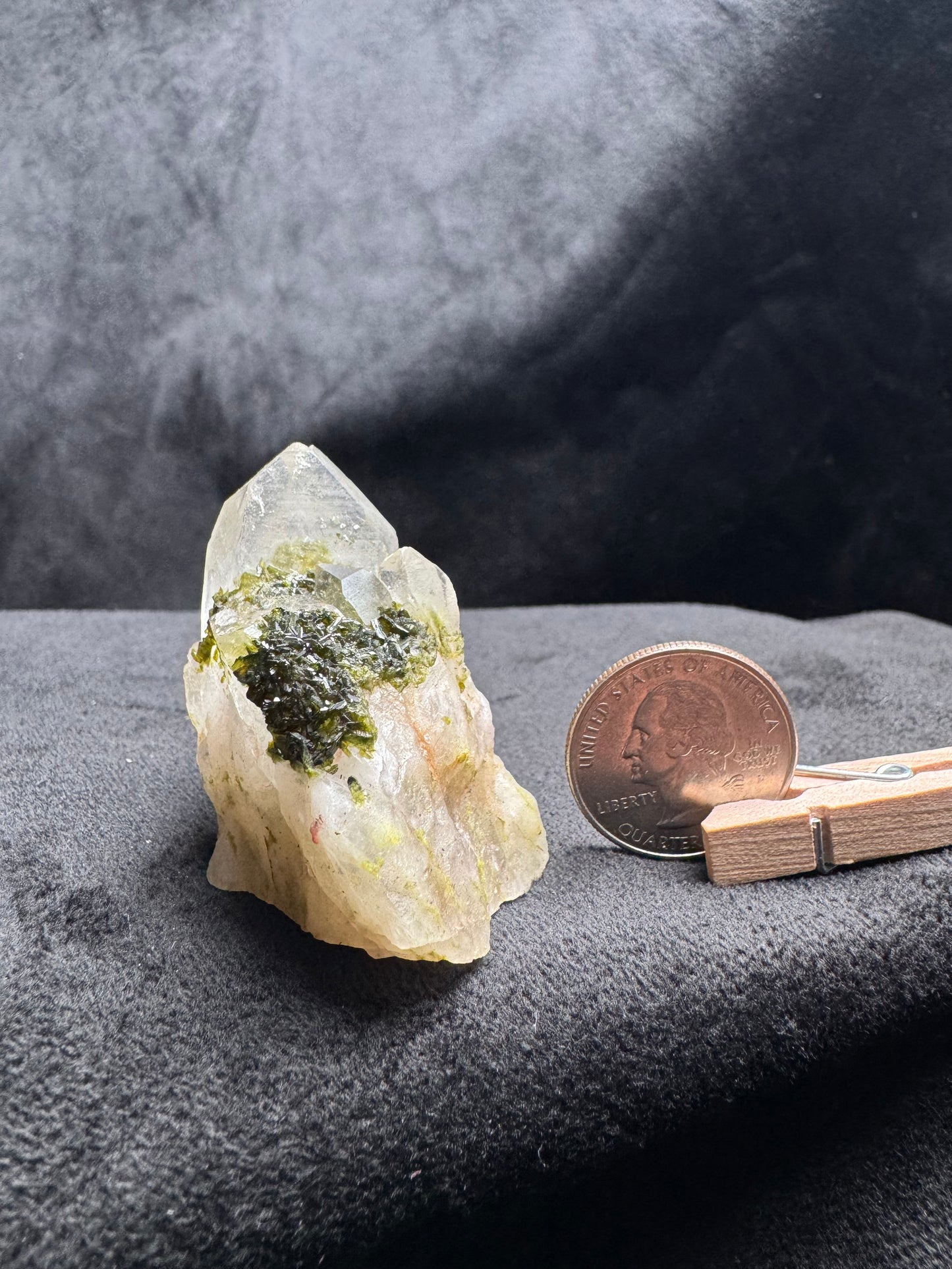 Quartz with Epidote Specimen