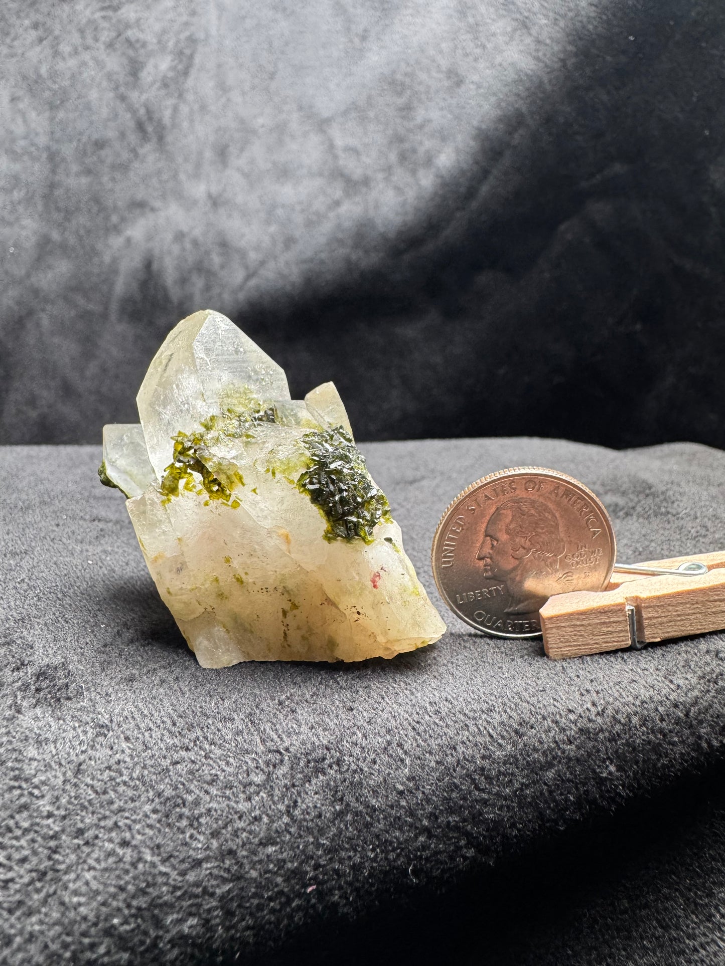 Quartz with Epidote Specimen