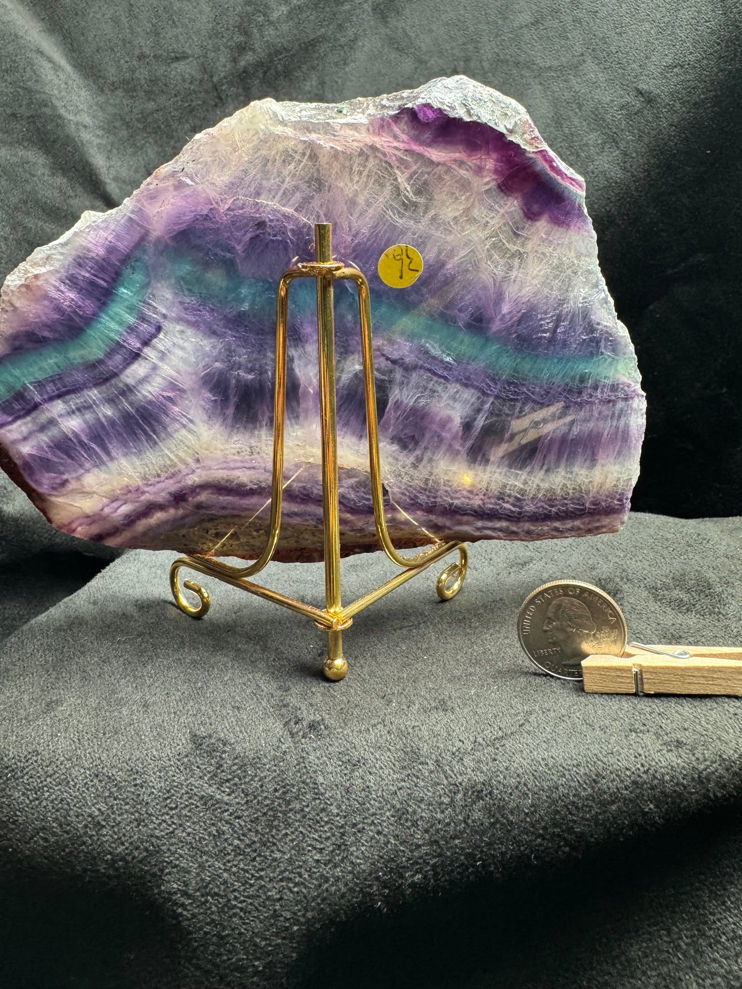 Rainbow Fluorite Slab