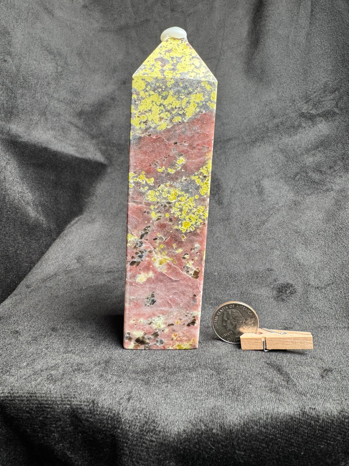 Peach Blossom Jasper Tower