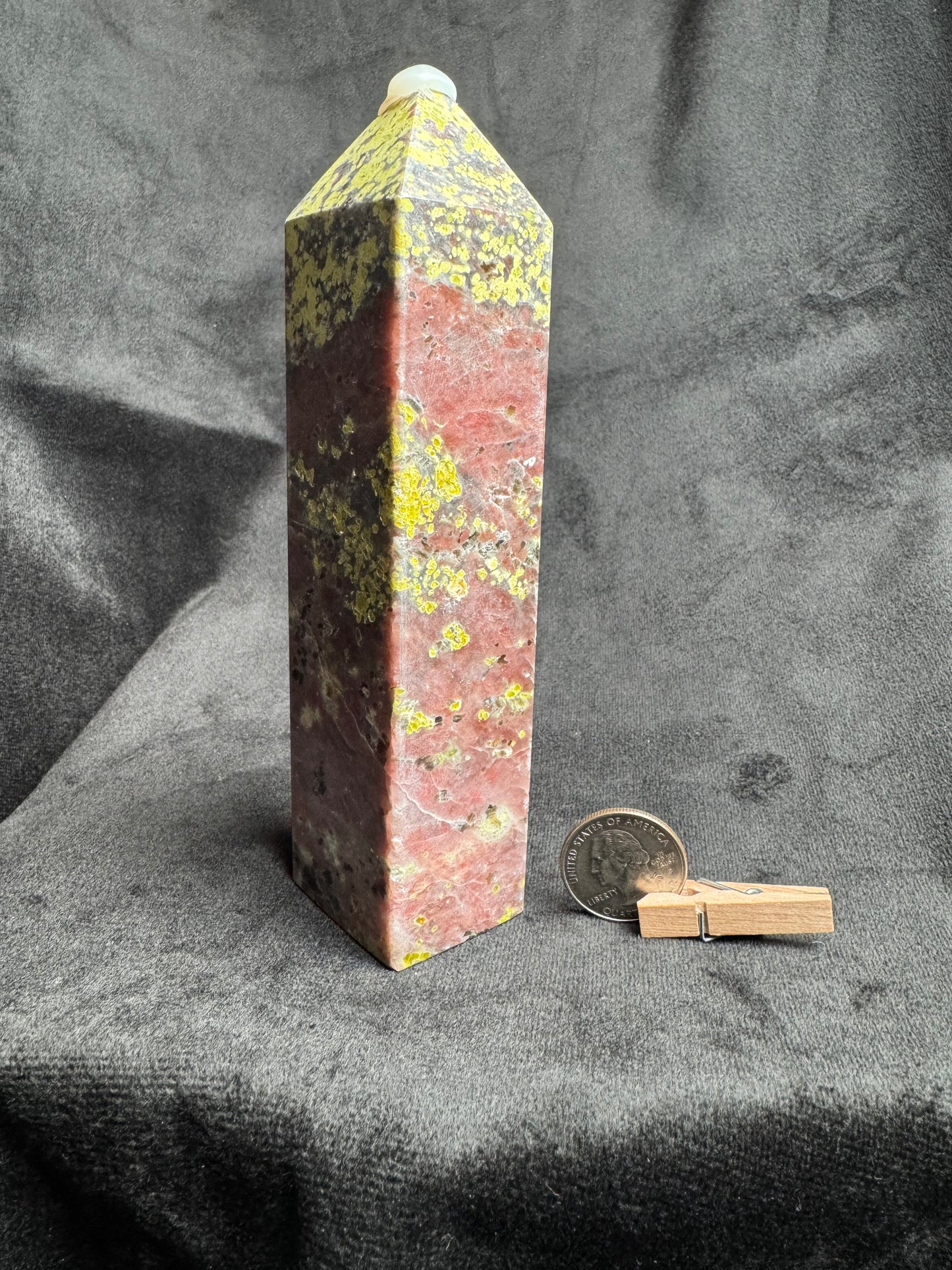 Peach Blossom Jasper Tower