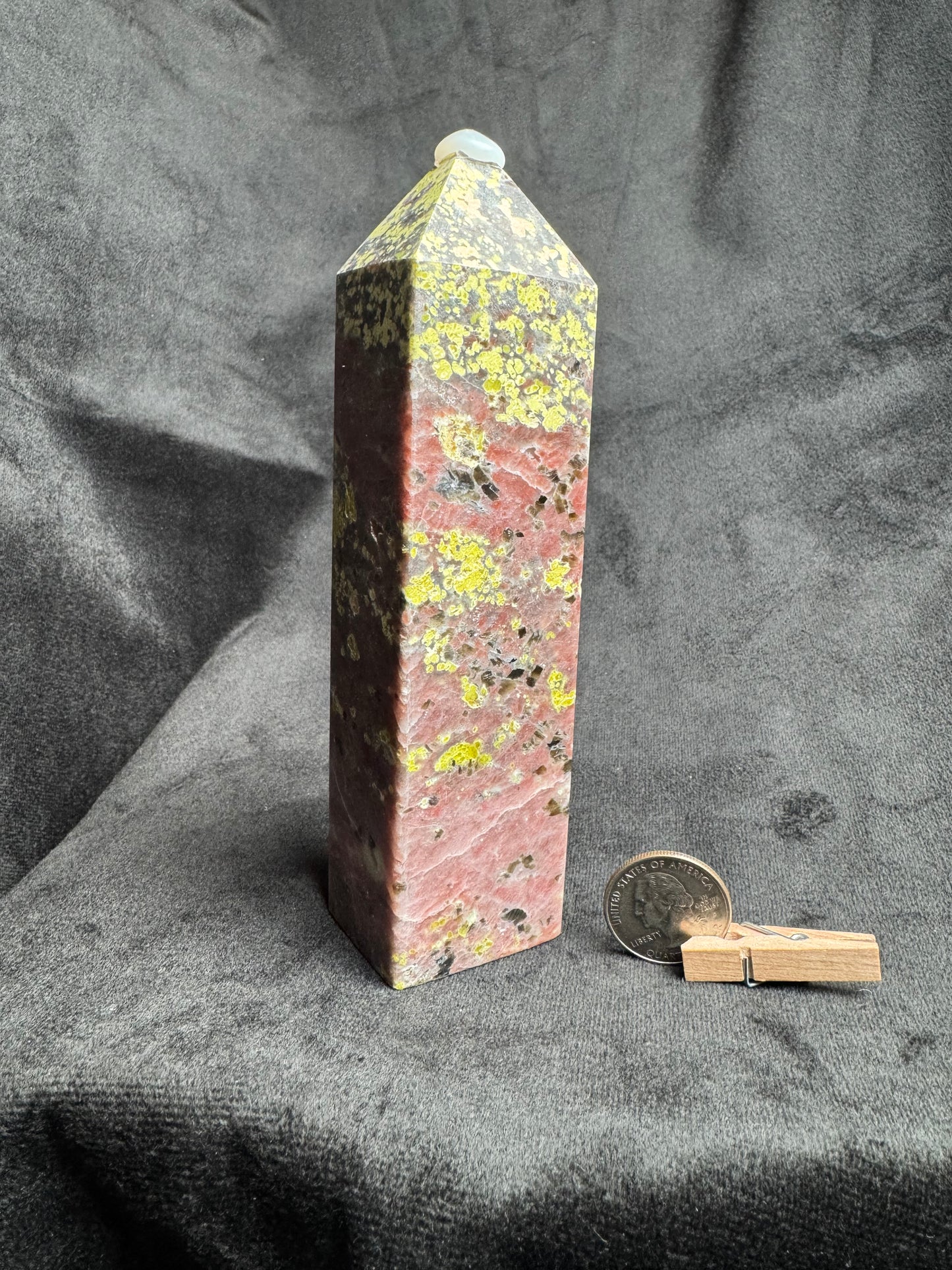 Peach Blossom Jasper Tower