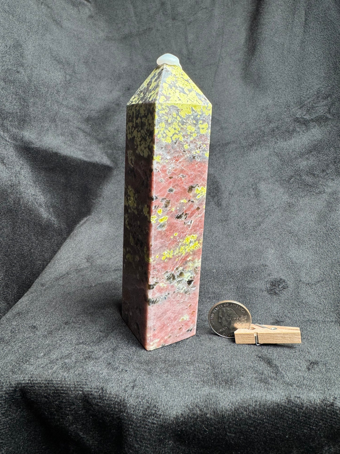 Peach Blossom Jasper Tower
