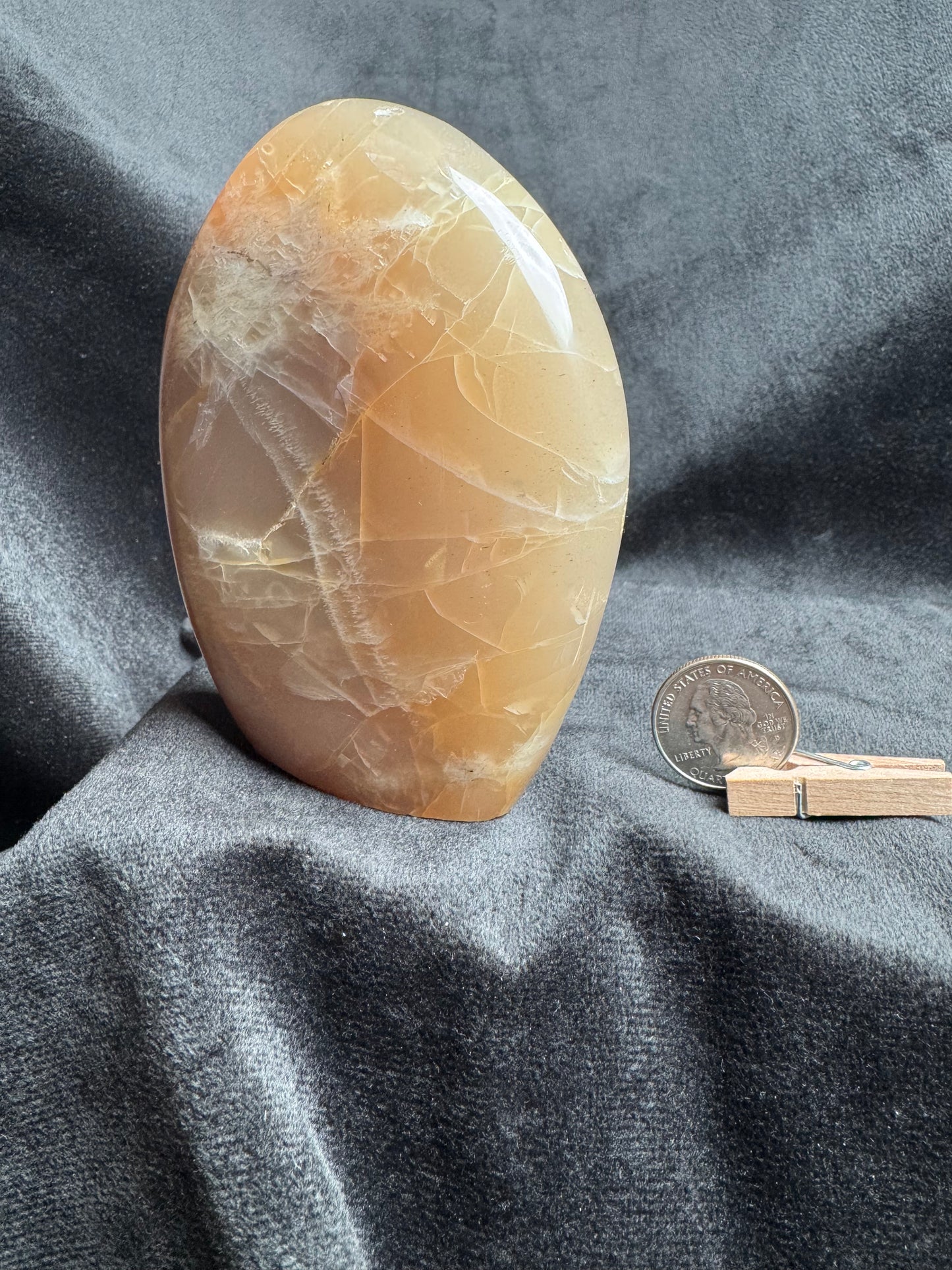 Peach Moonstone Freeform