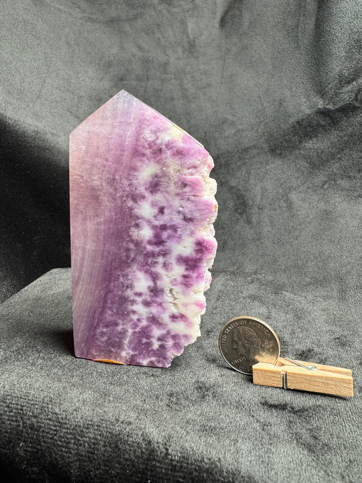 Fluorite Tower Semi Polished