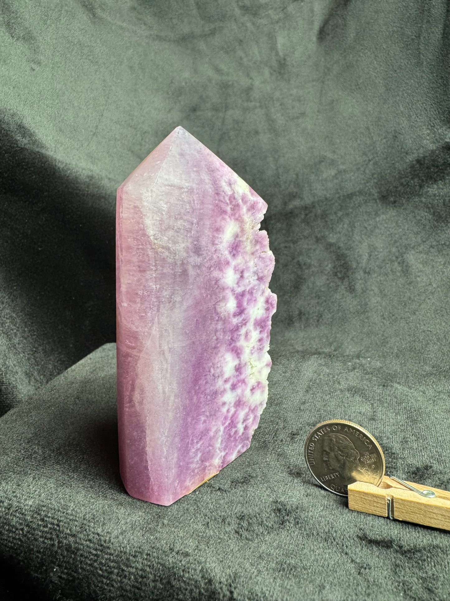 Fluorite Tower Semi Polished