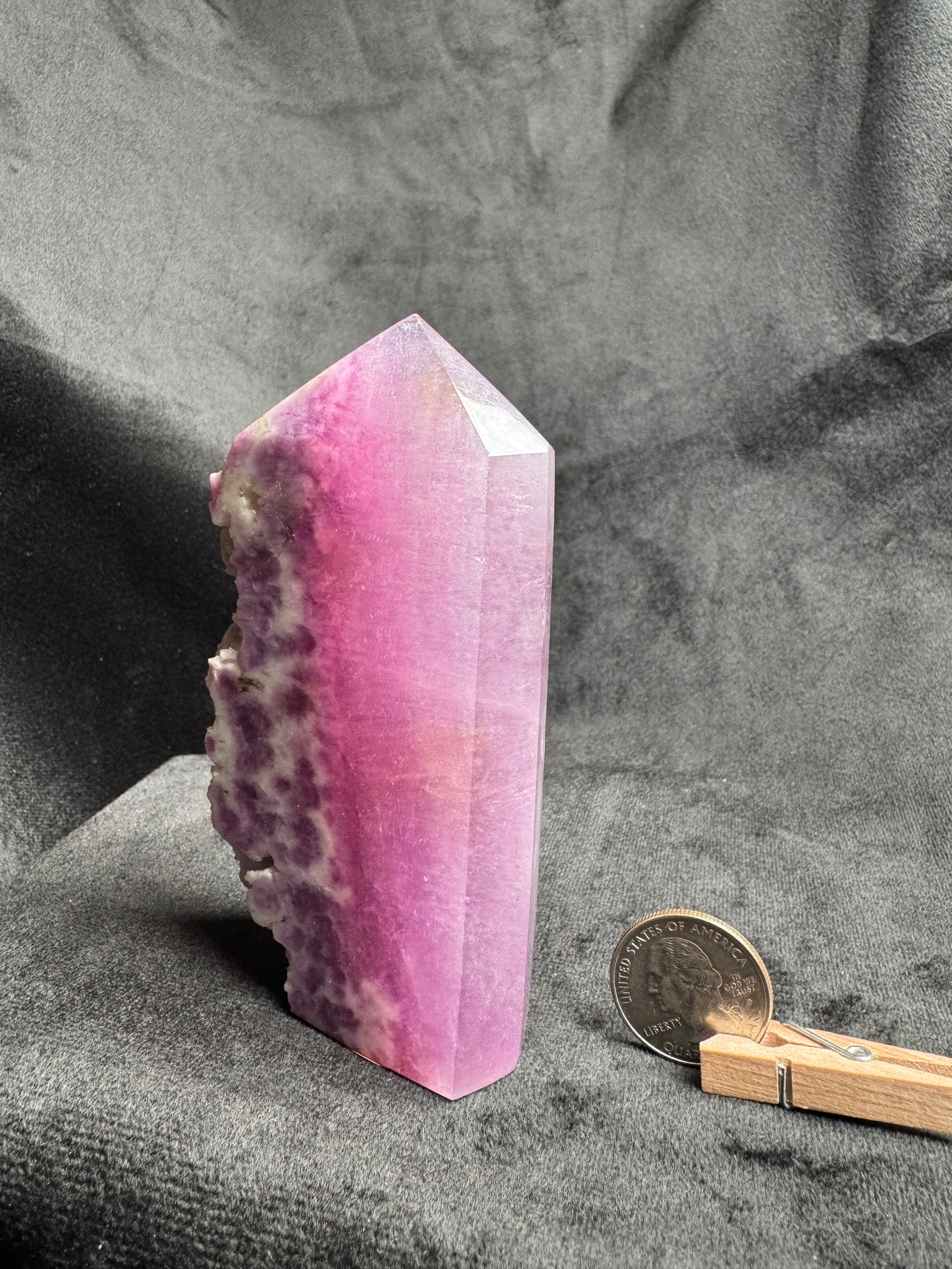 Fluorite Tower Semi Polished