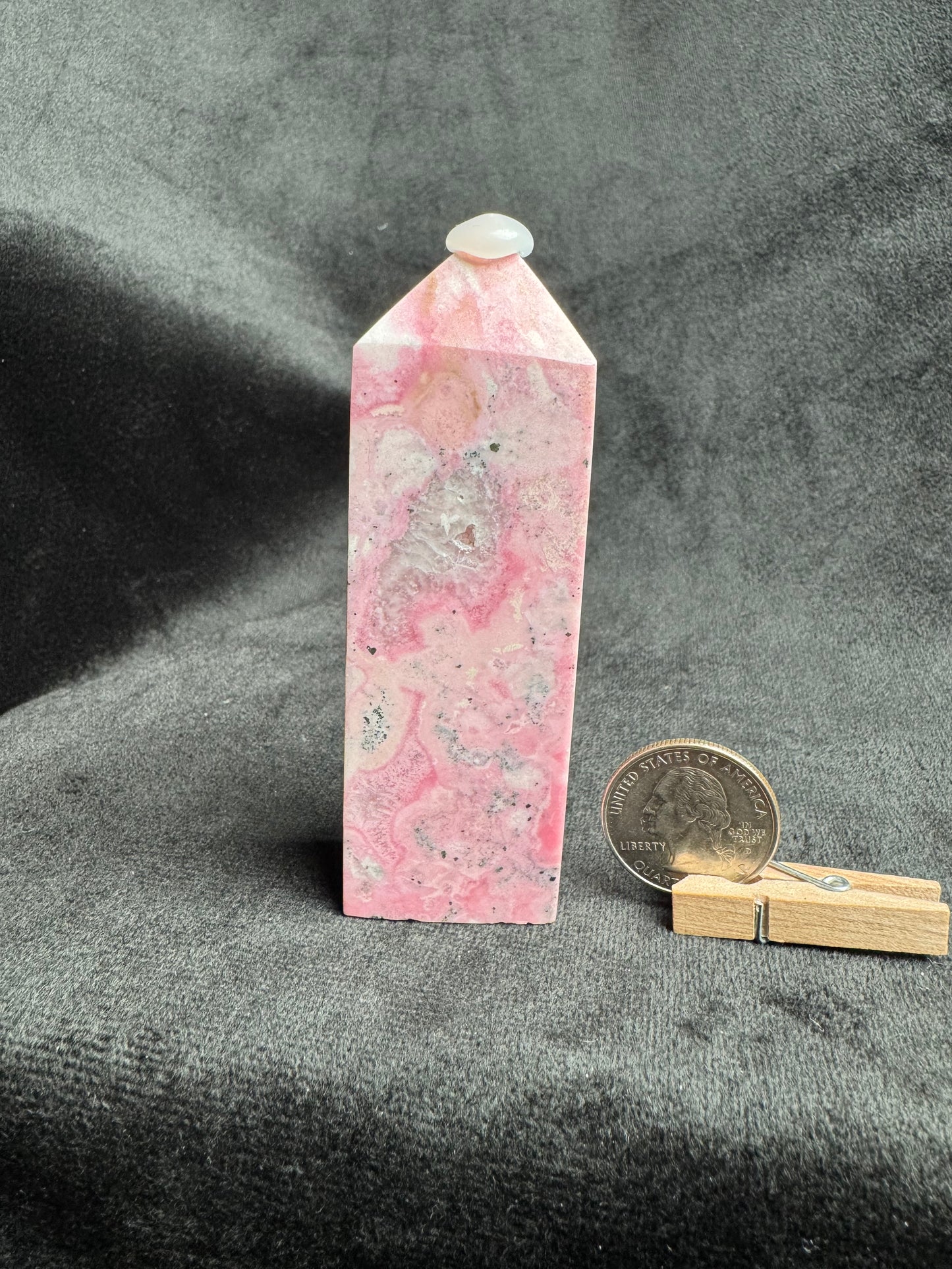 Peruvian Rhodonite Tower