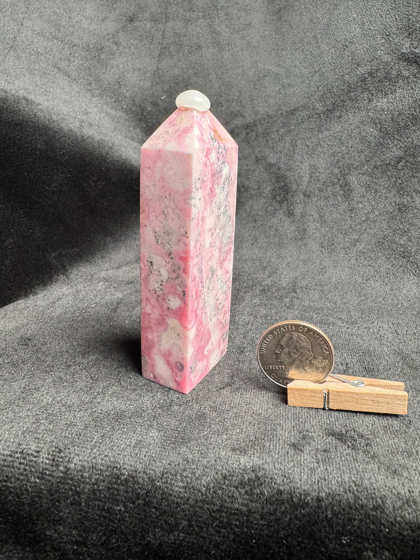Peruvian Rhodonite Tower
