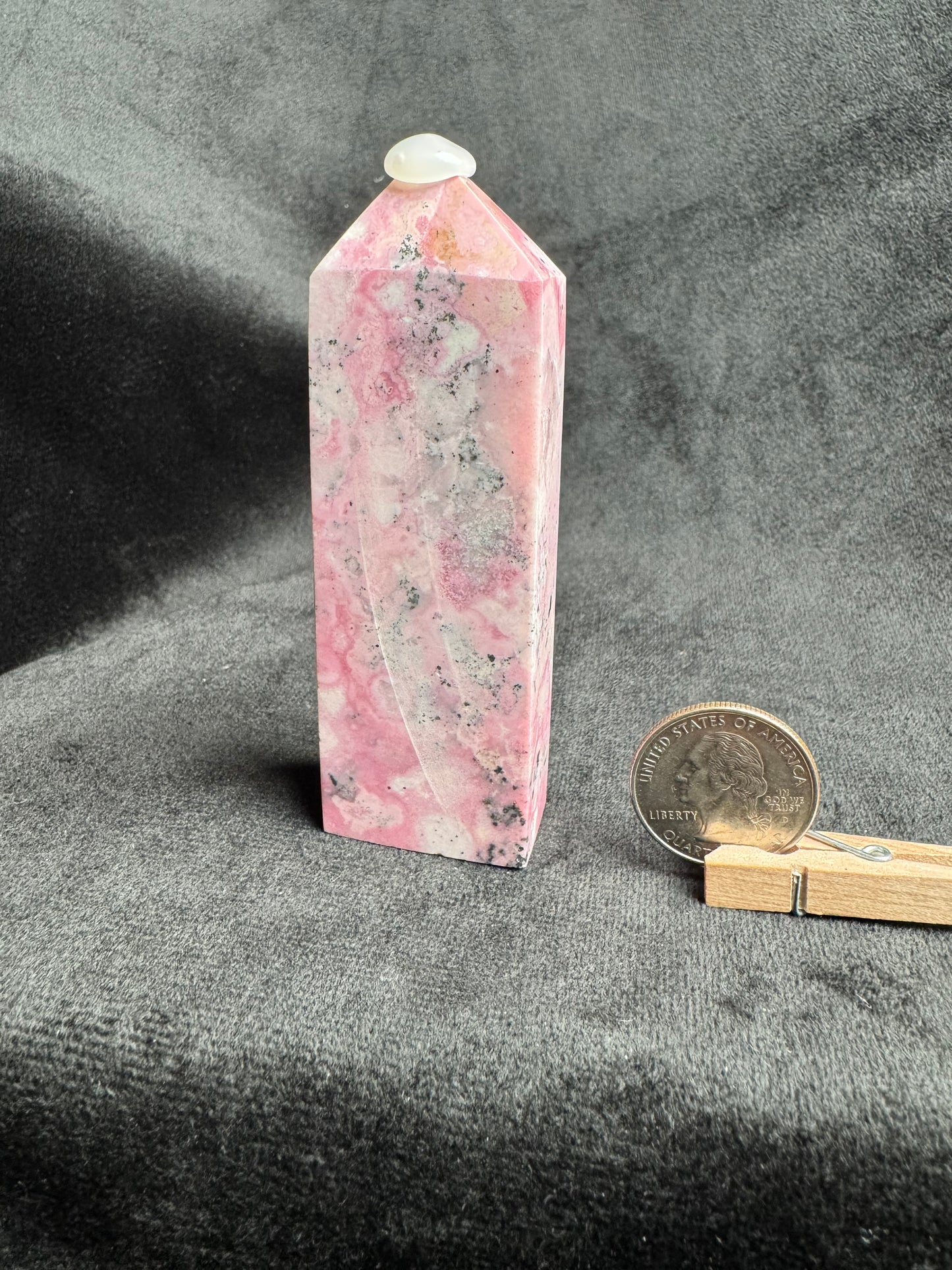 Peruvian Rhodonite Tower