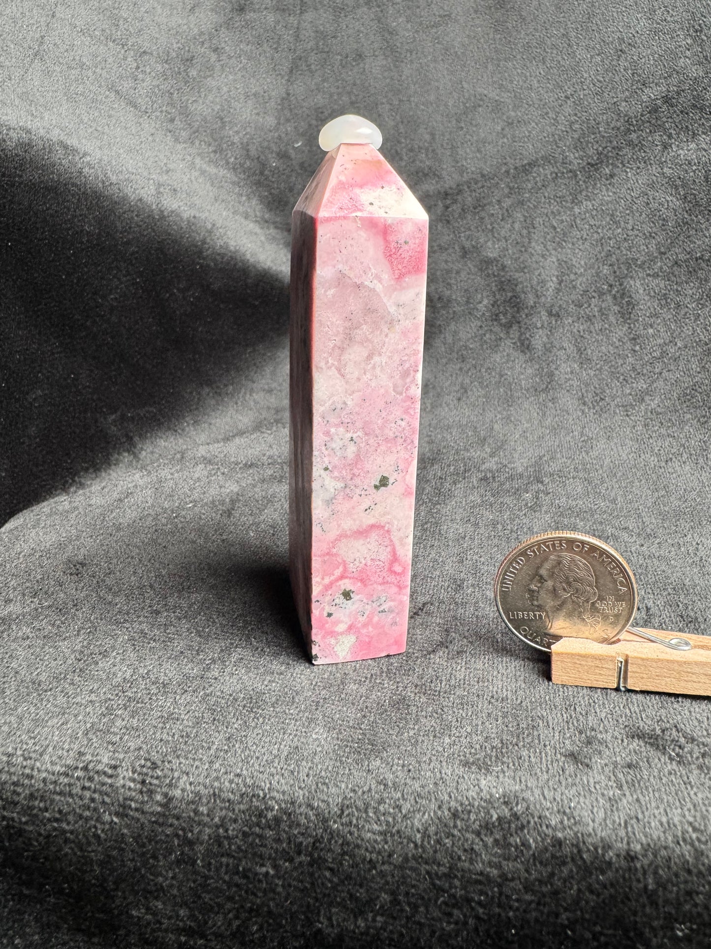 Peruvian Rhodonite Tower