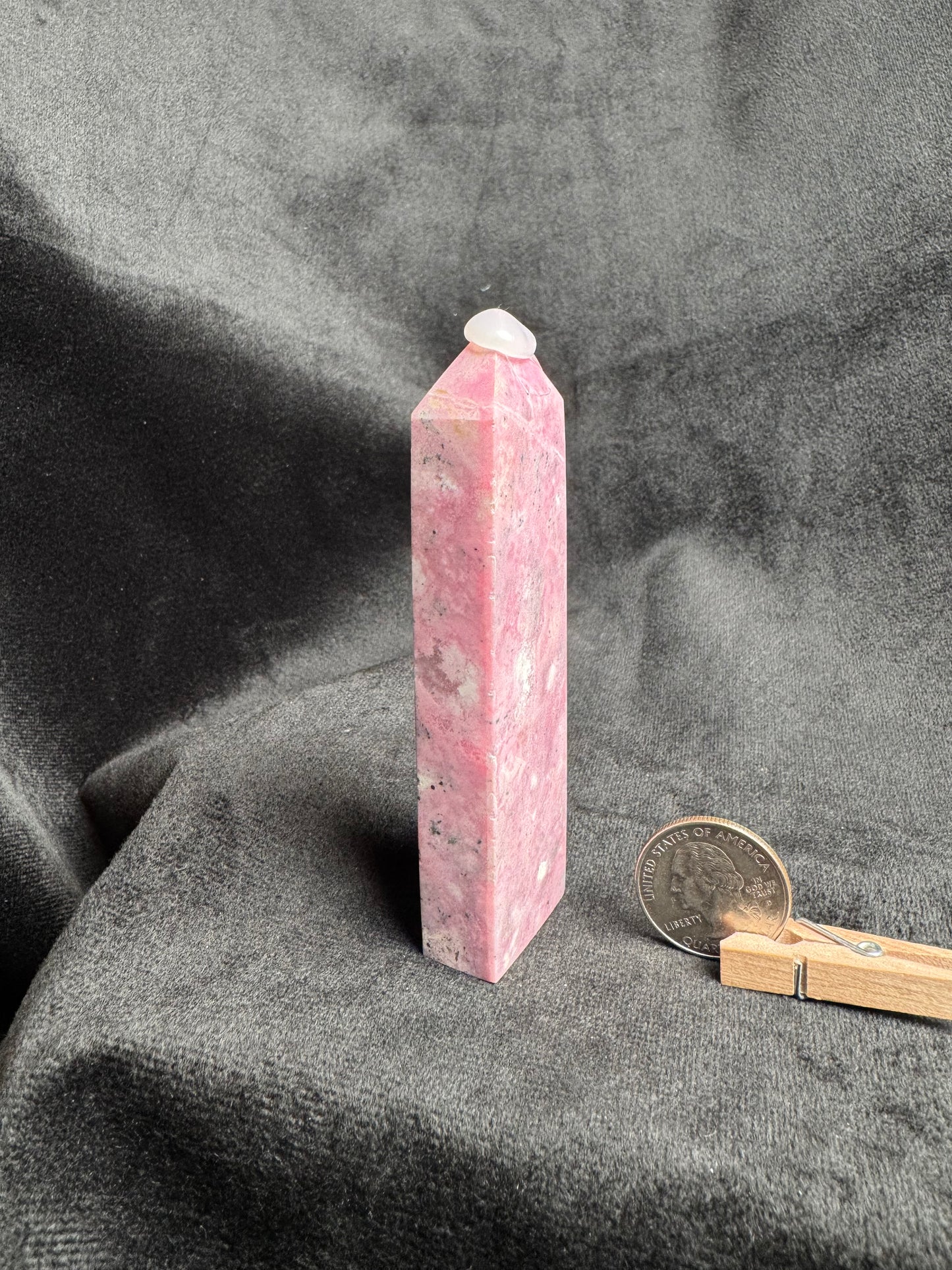 Peruvian Rhodonite Tower