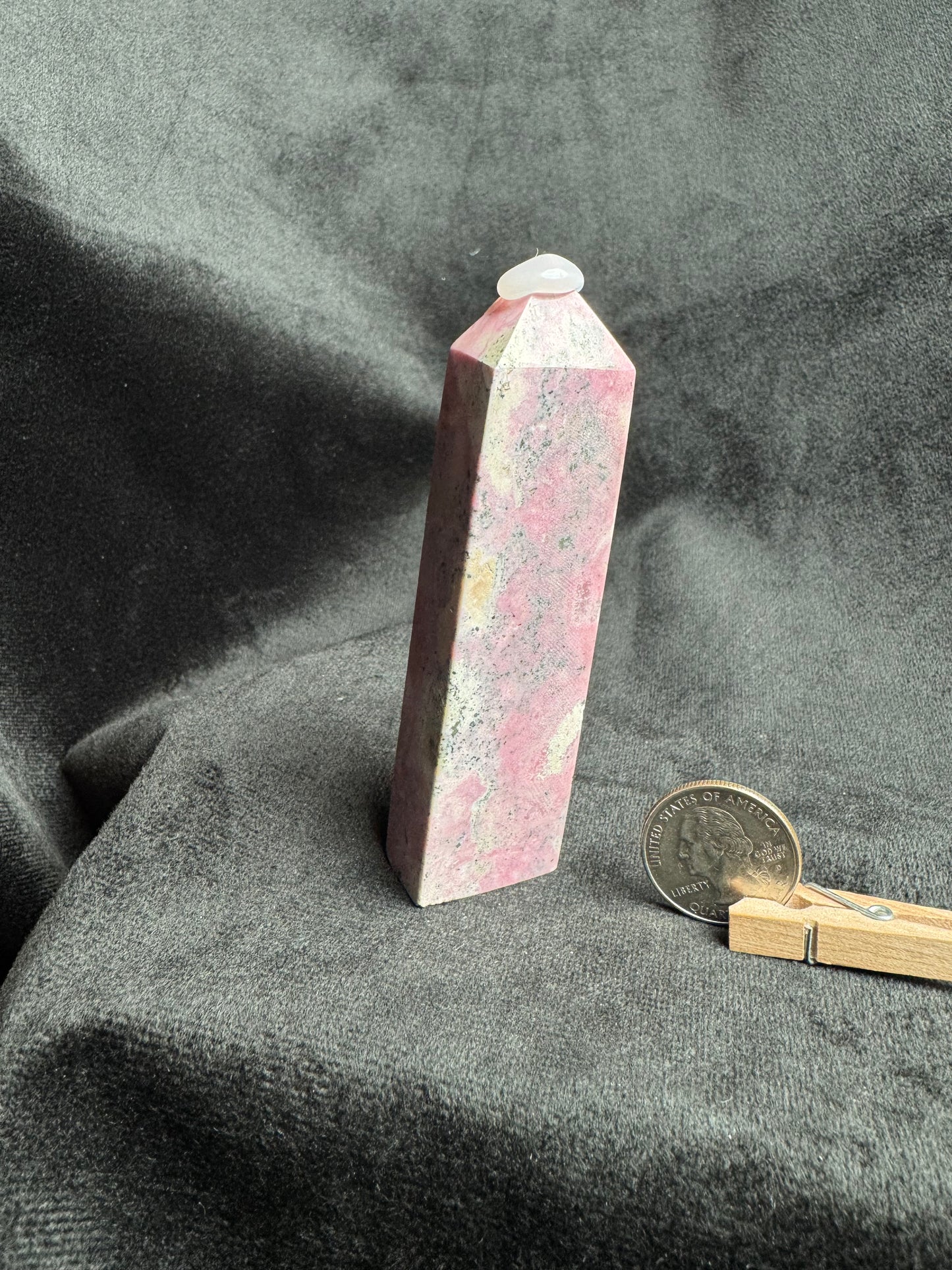 Peruvian Rhodonite Tower