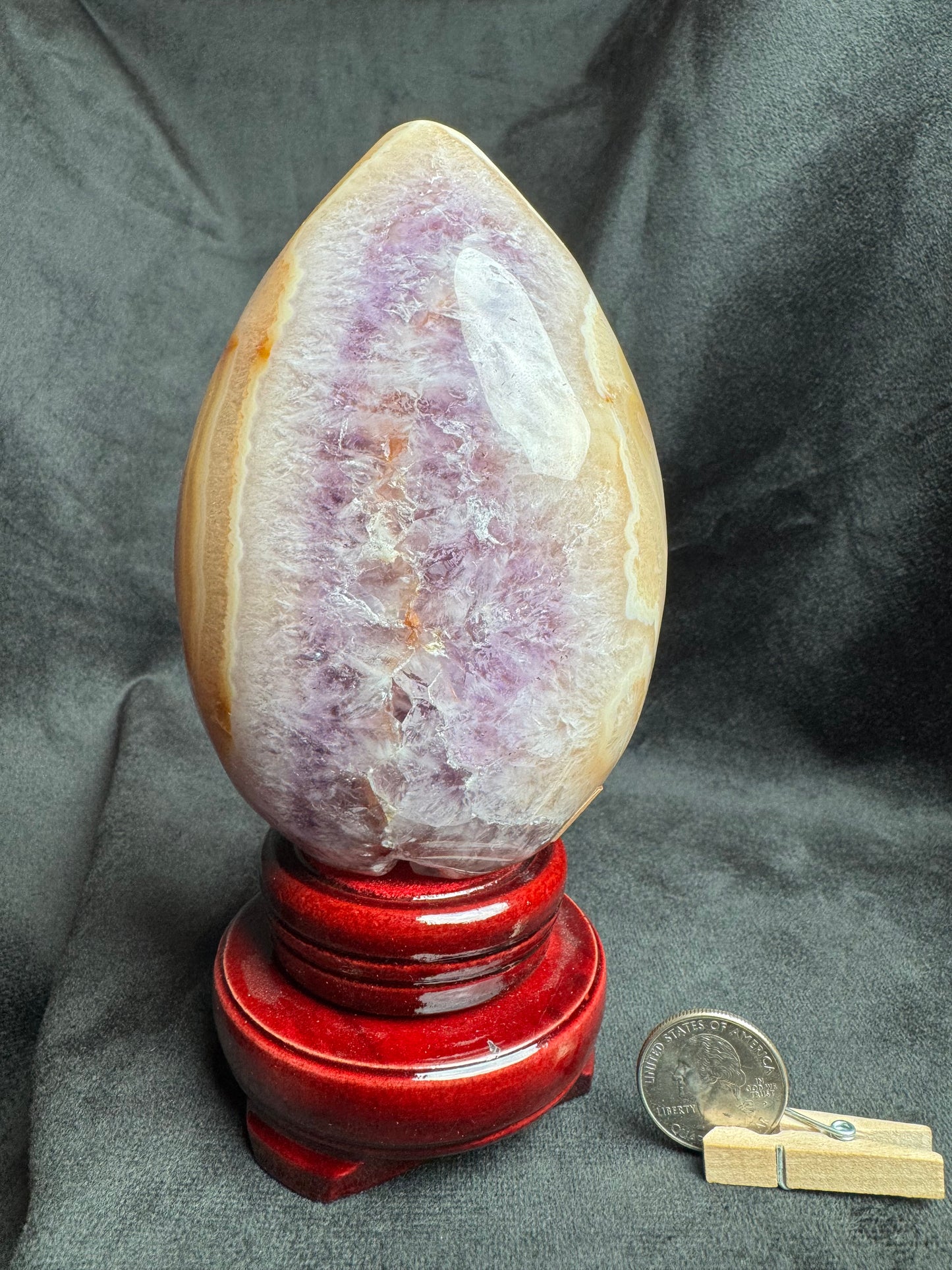 Brazilian Amethyst with Chalcedony