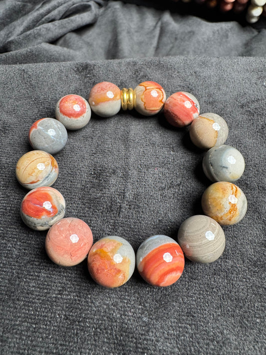 Polychrome Jasper Bracelet