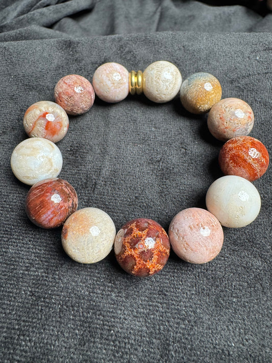 Coral Jasper Bracelet