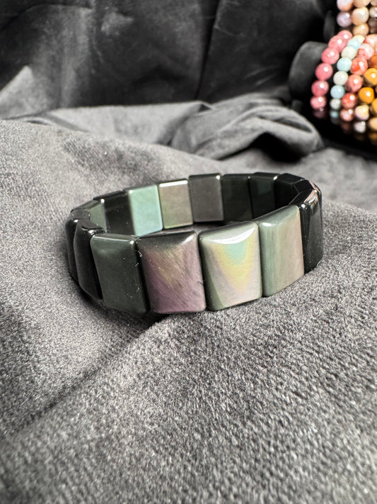 Rainbow Obsidian Bracelet