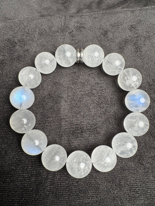 Beaded High Quality Moonstone Bracelet