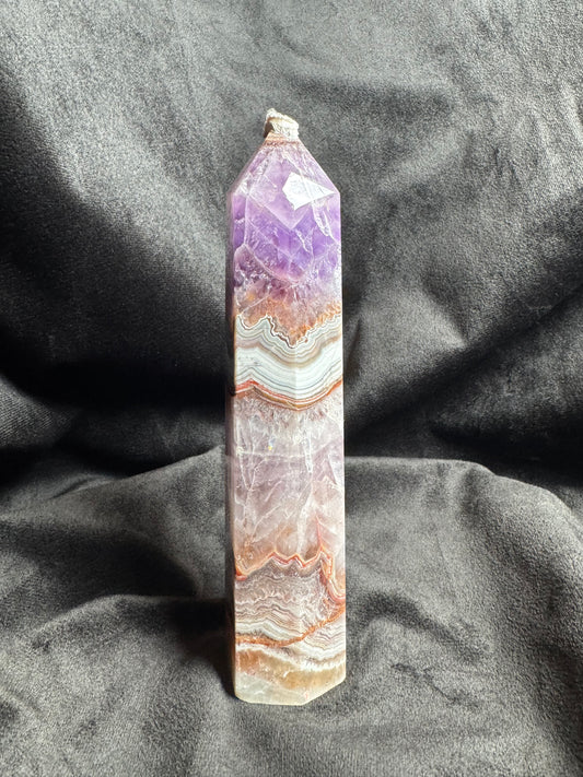 Amethyst Agate Large Tower