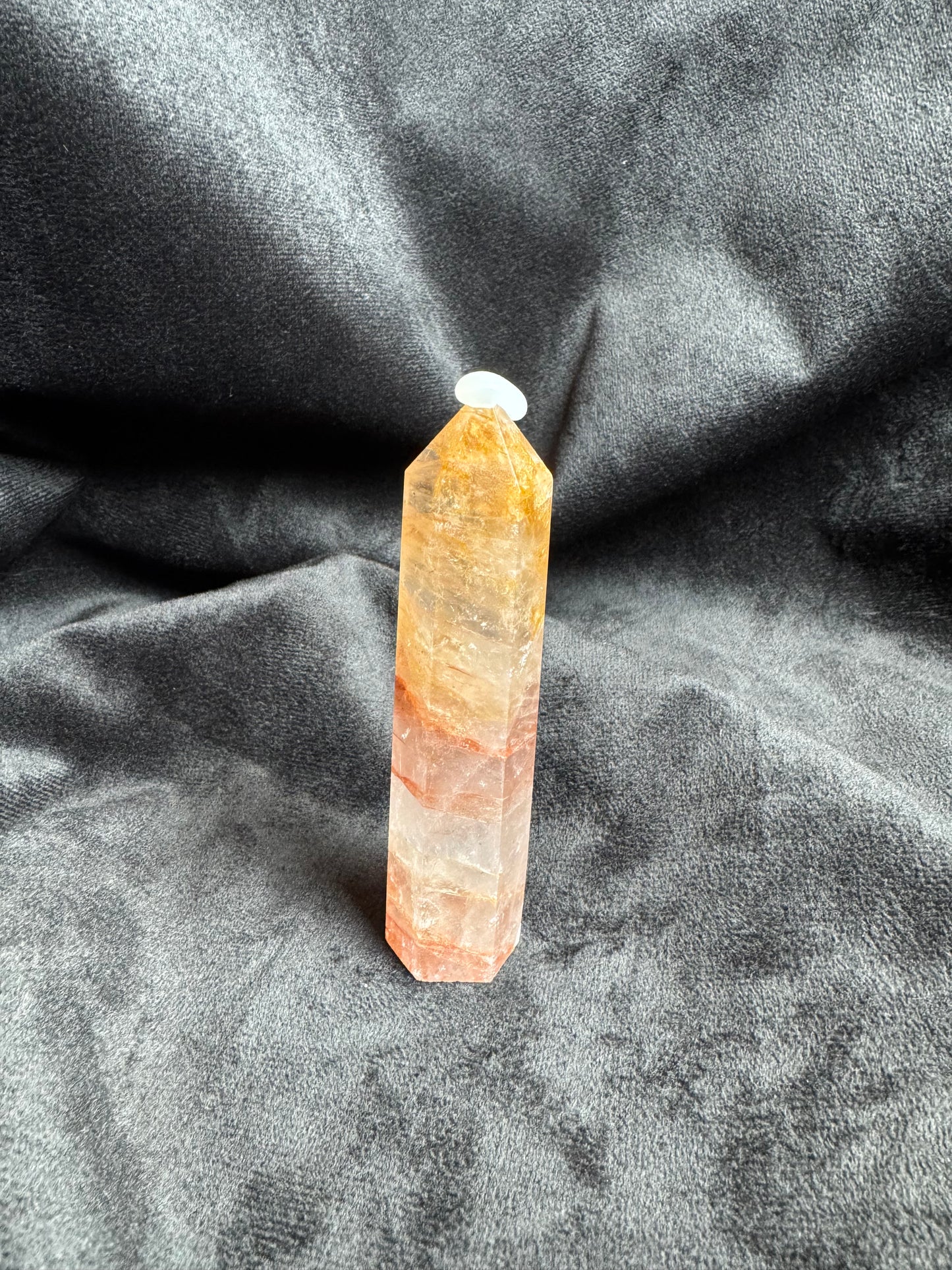 Fire Quartz and Golden Healer Quartz Tower