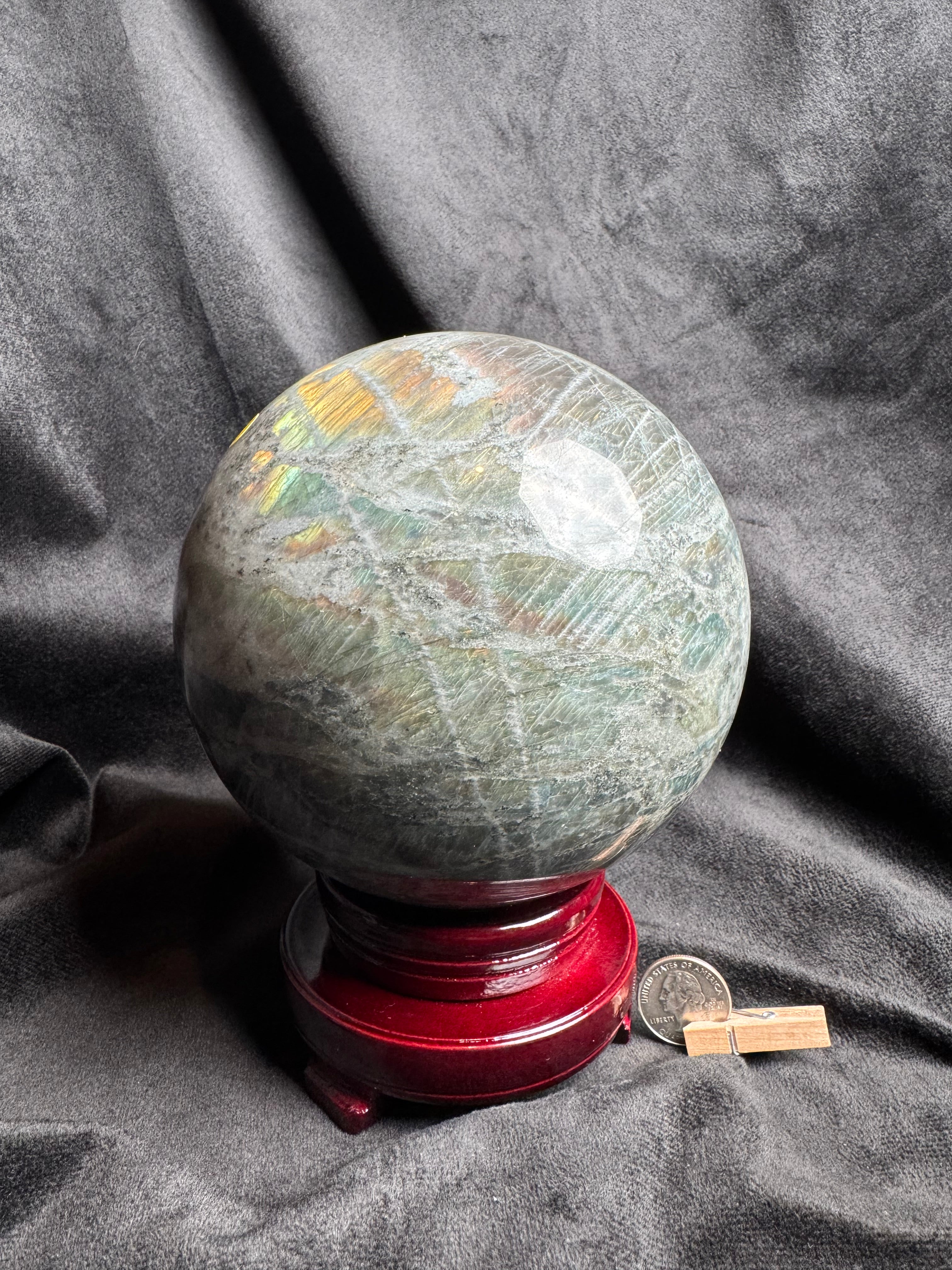 Large Labradorite Sphere